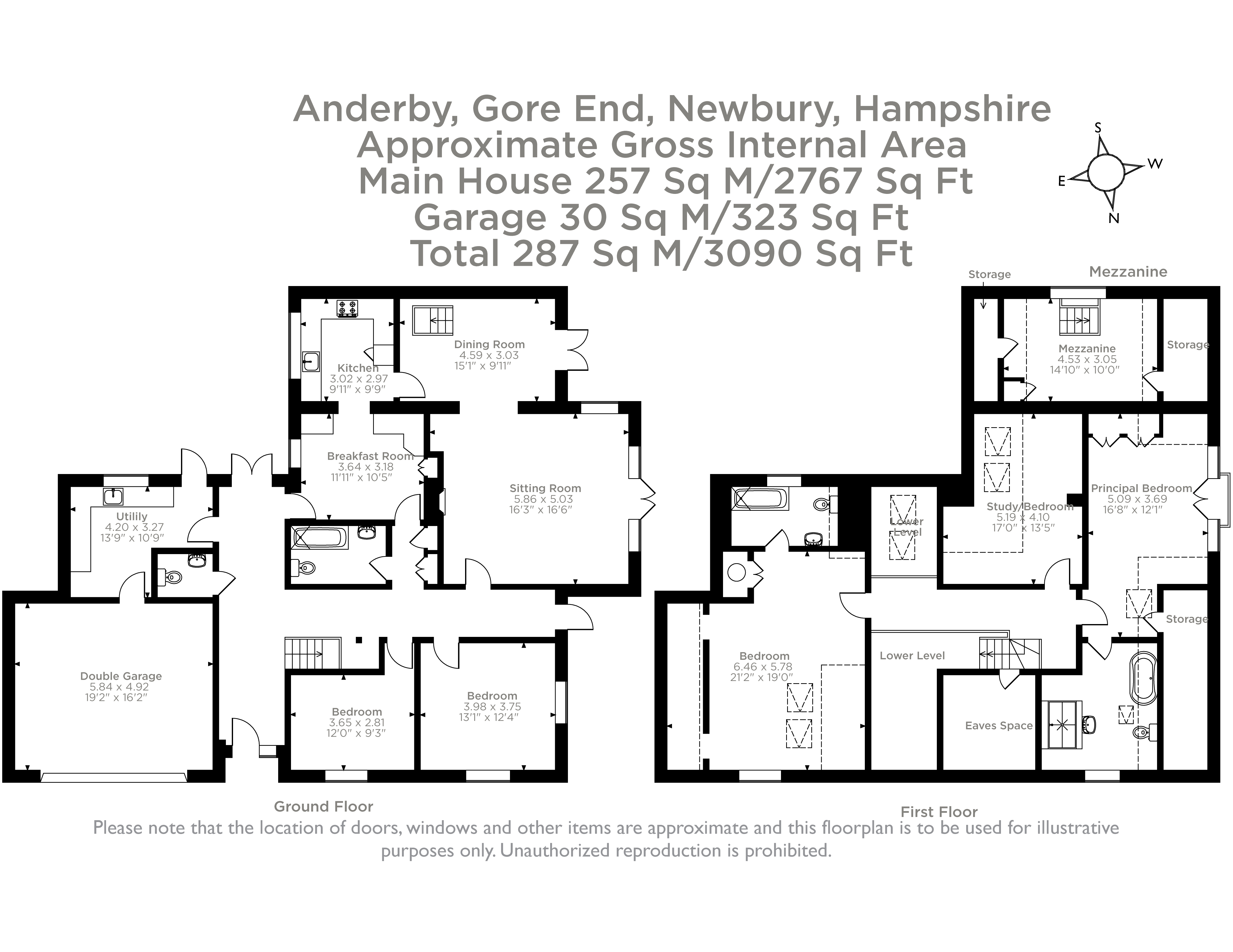 Anderby,, Gore End, Hampshire floorplan