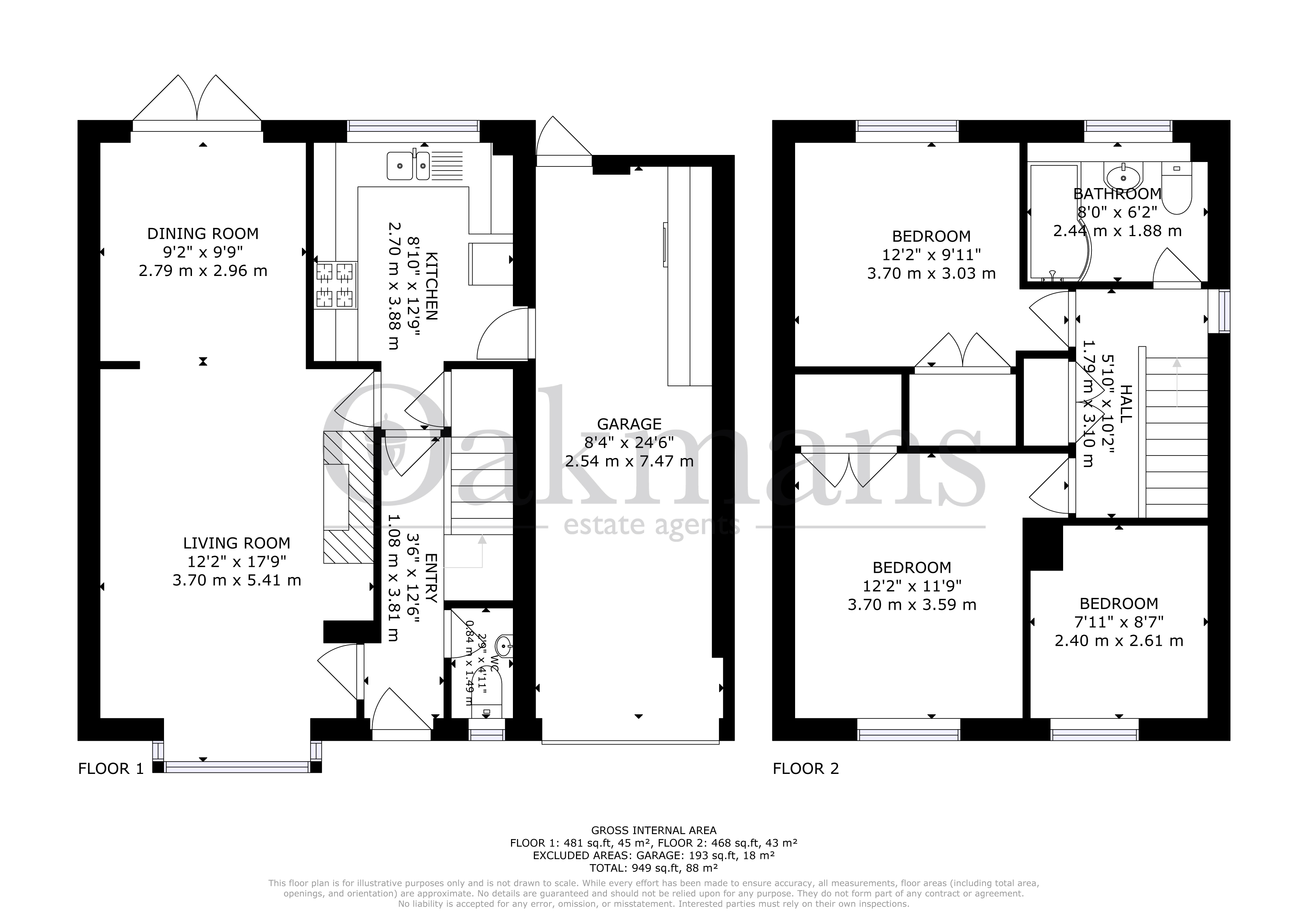 CRONDAL PLACE, BIRMINGHAM floorplan