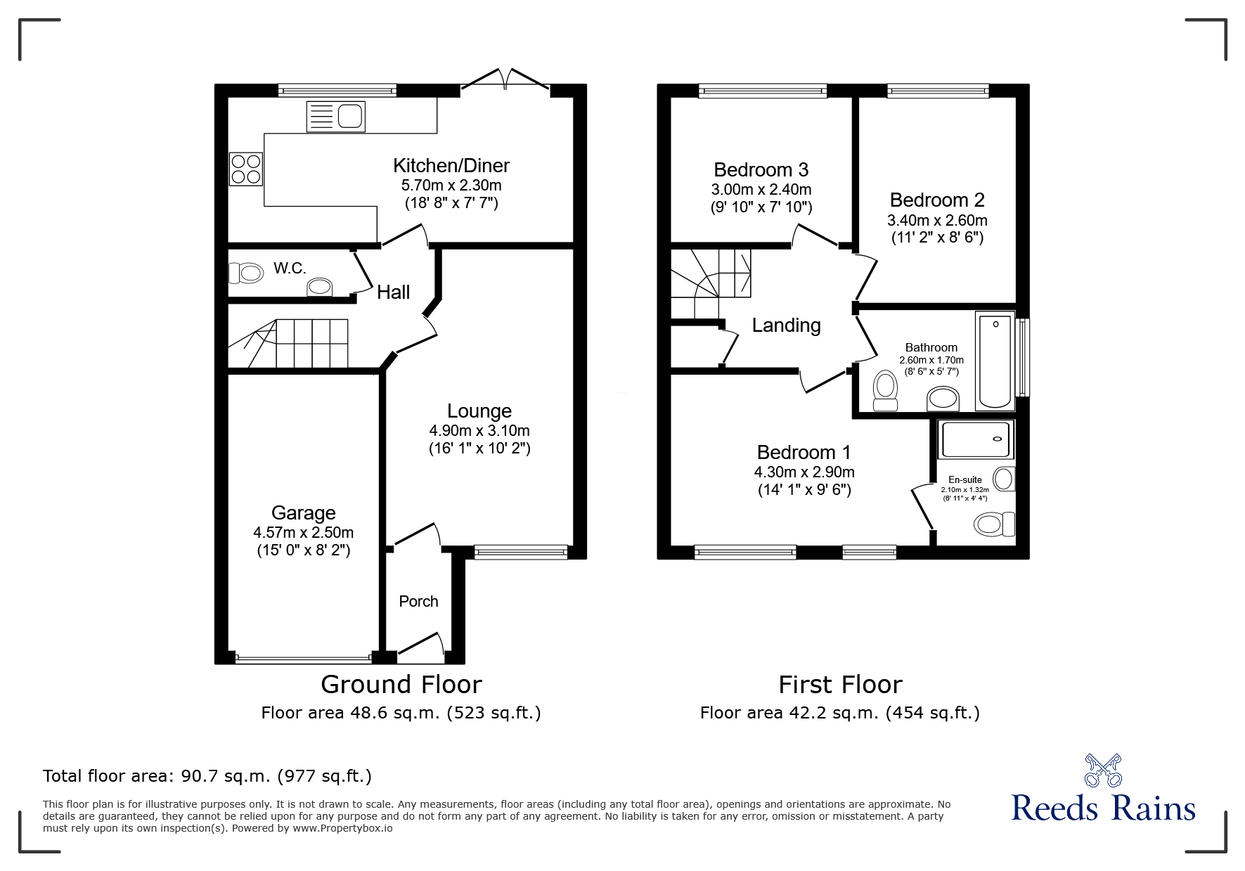 18, Ripley Close, Chester Le Street floorplan