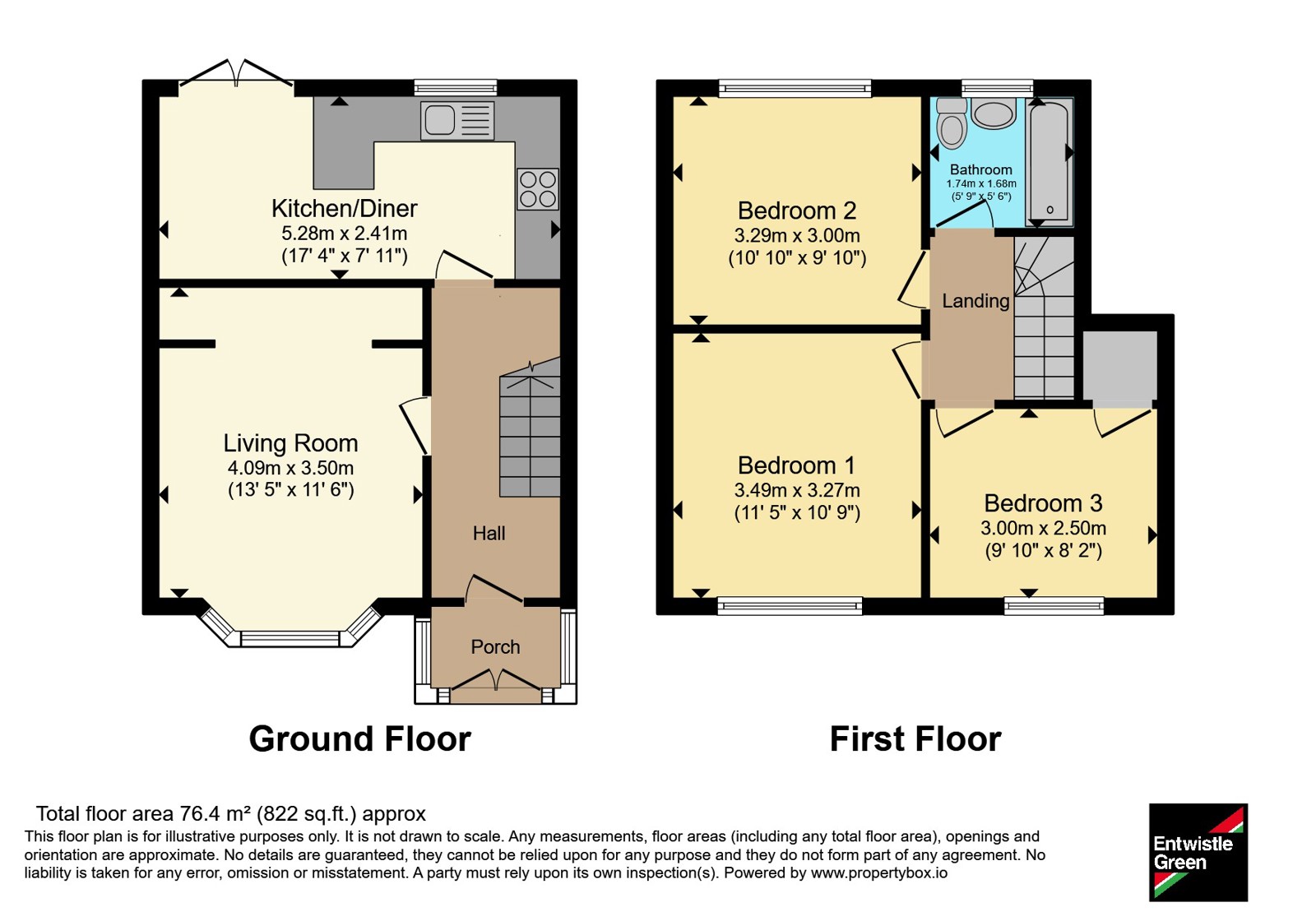95, Vale Road, Merseyside floorplan