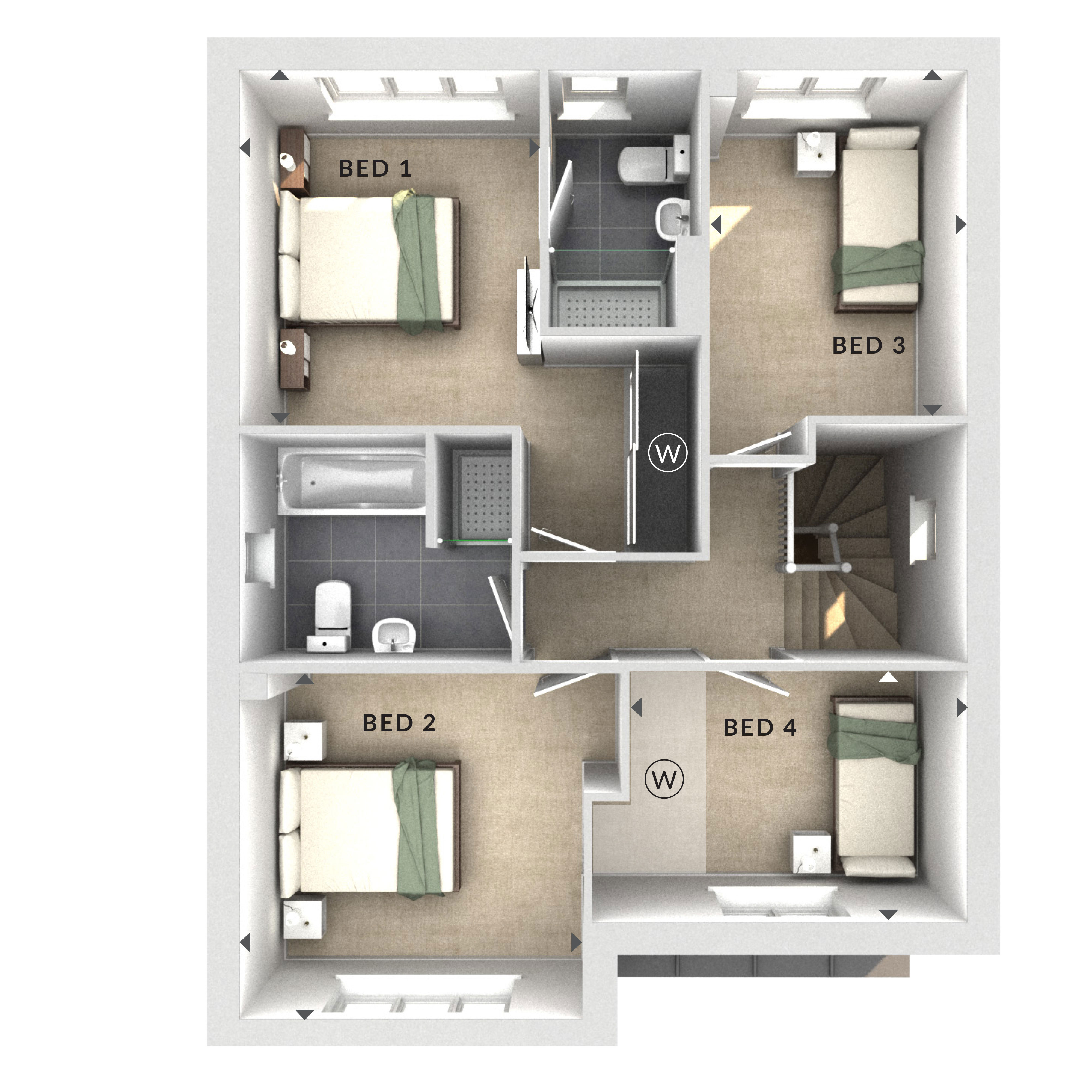 26, Bennetts Road North, Keresley floorplan