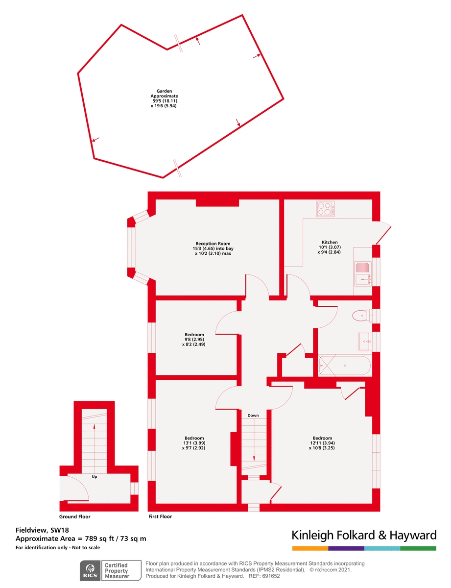84, Fieldview, London floorplan