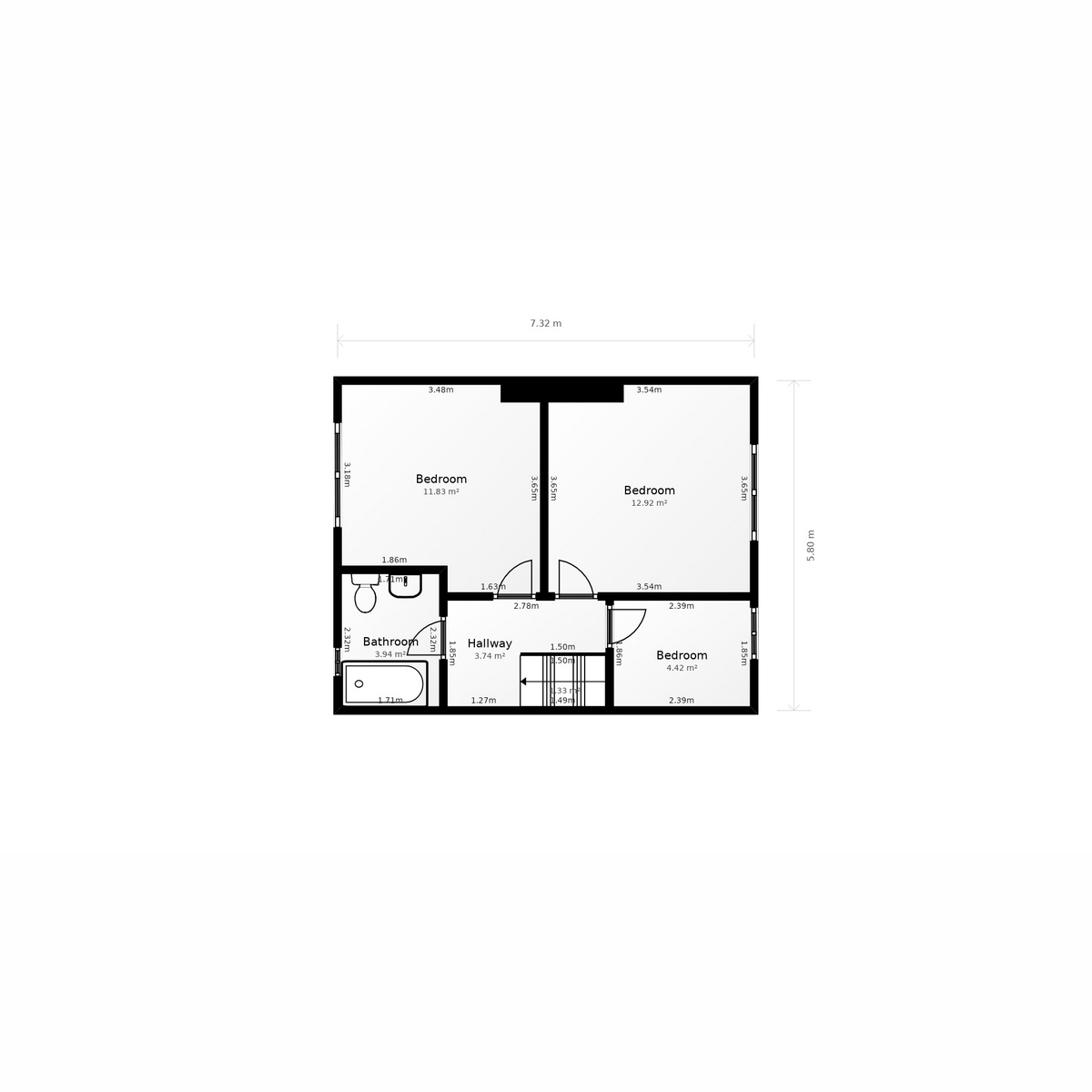 14, The Uplands, Stoke-on-trent floorplan