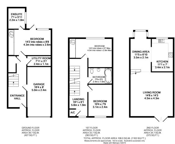 3 Bedrooms Town house for sale in Balmoral Way, Wilmslow SK9