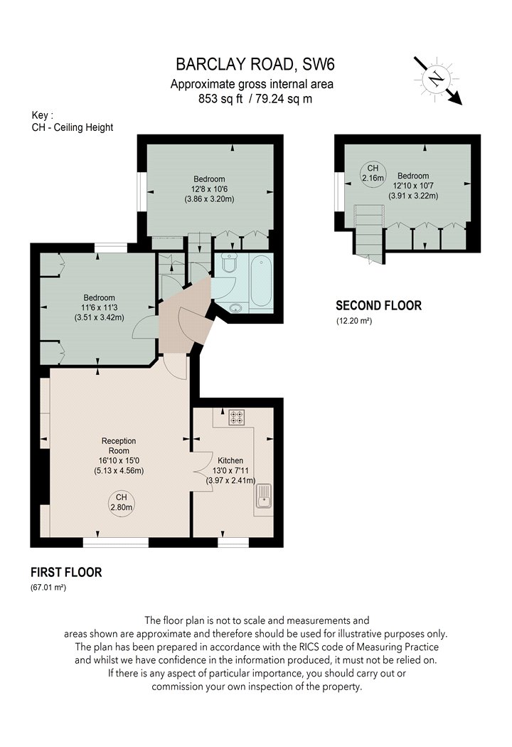 FFF, 2b, Barclay Road, London floorplan