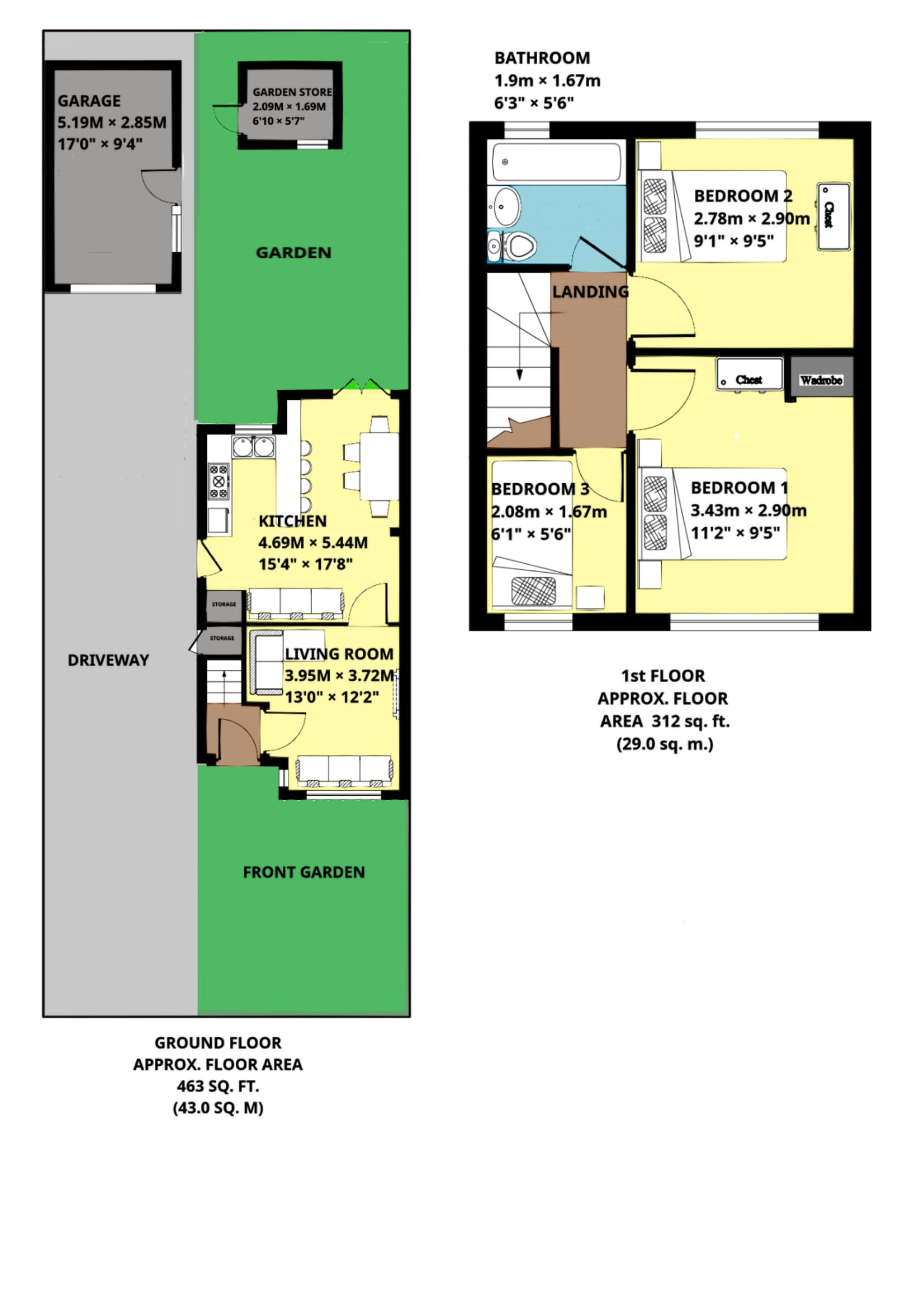 3 Bedrooms Semi-detached house for sale in Kirkdale View Lower Wortley, Leeds LS12