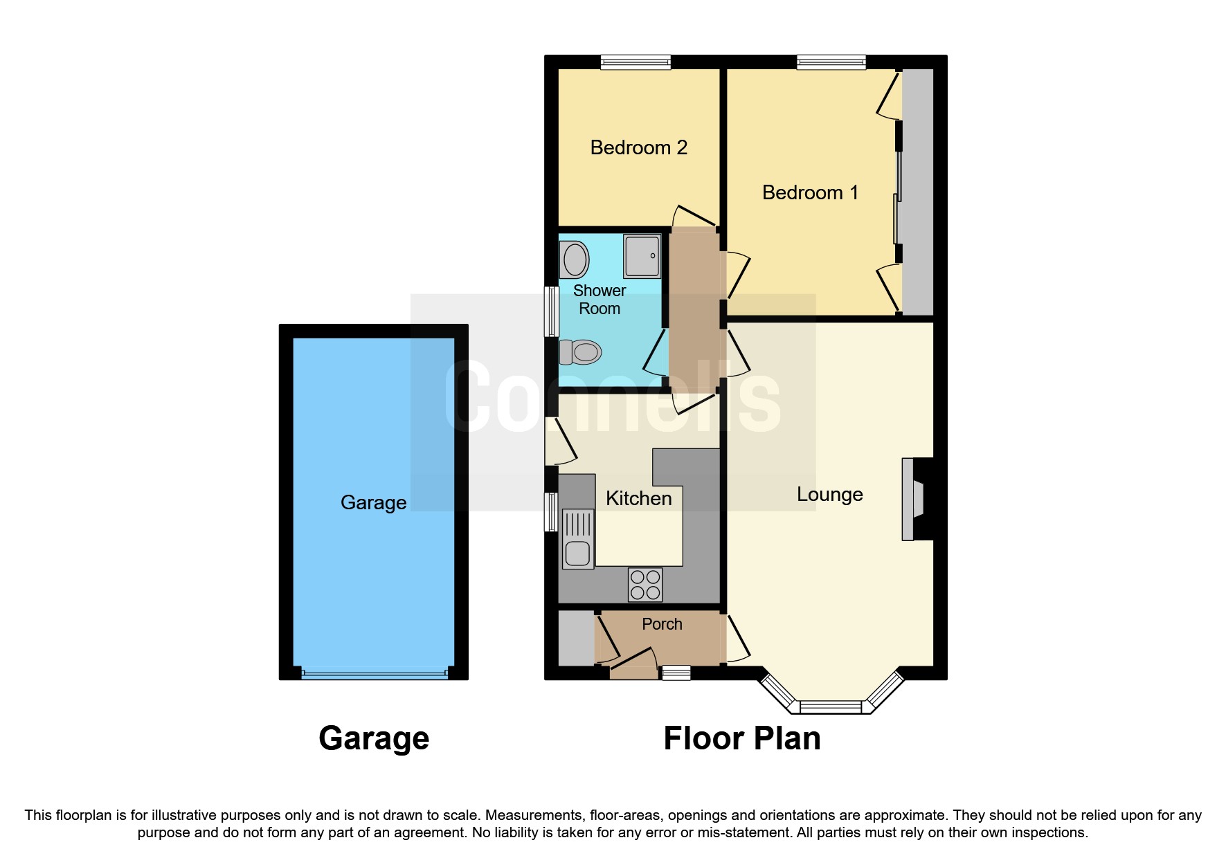 Shelmore Way, Gnosall, Stafford ST20, 2 bedroom detached bungalow for