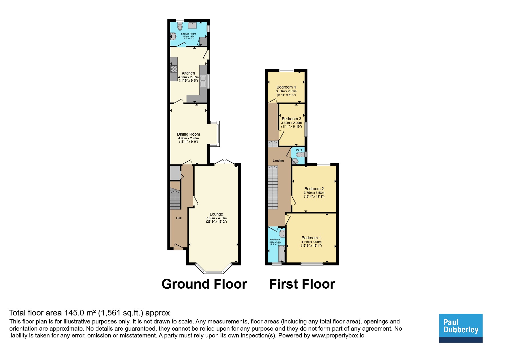 206, Wellington Road, Bilston floorplan
