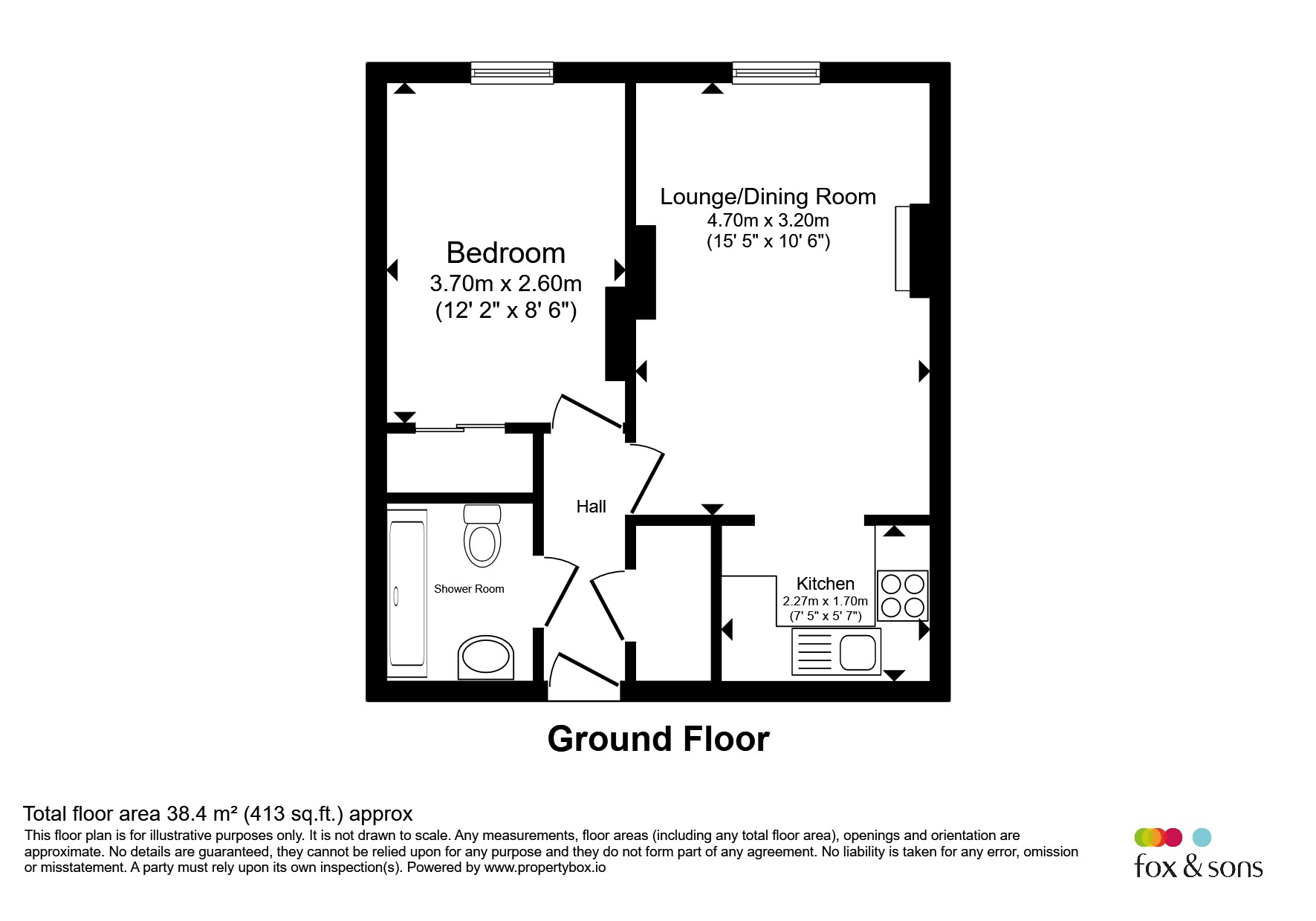 42, Heath Court, Heath Road, Haywards Heath floorplan