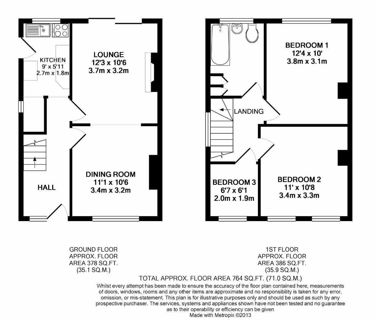30, Woodcroft Crescent, Uxbridge floorplan