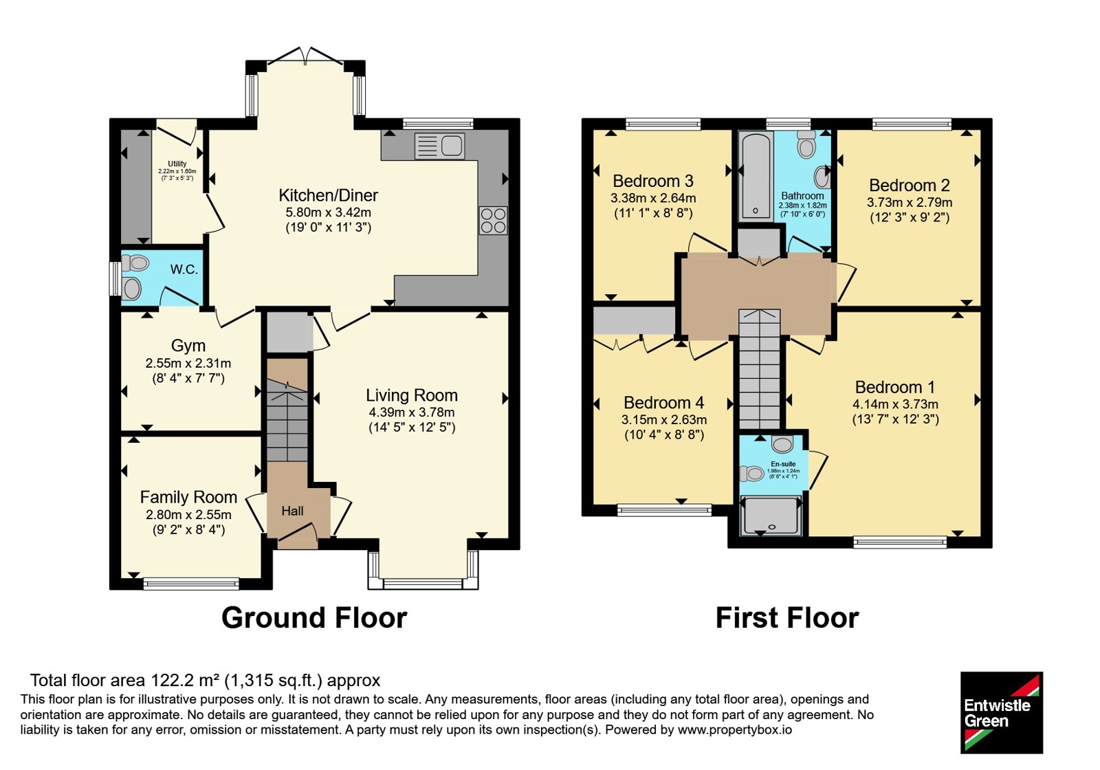 121, Springwell Avenue, Merseyside floorplan