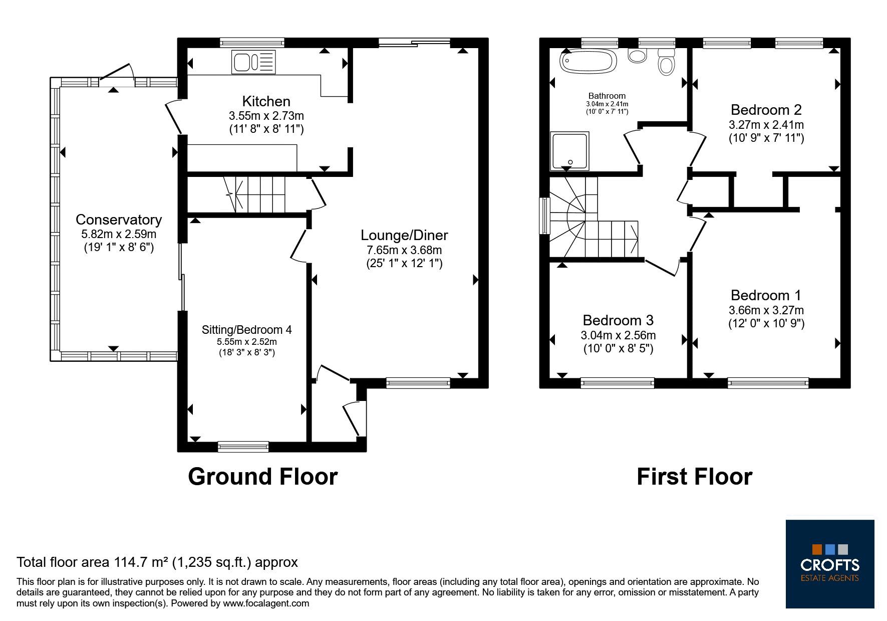 2, Humberstone Holt, Louth floorplan