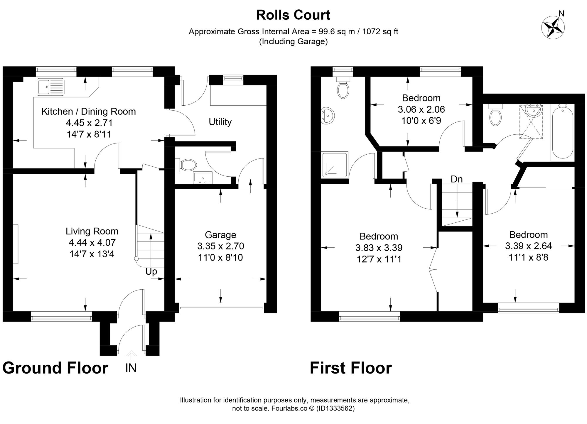 10 Rolls Court, Wantage floorplan