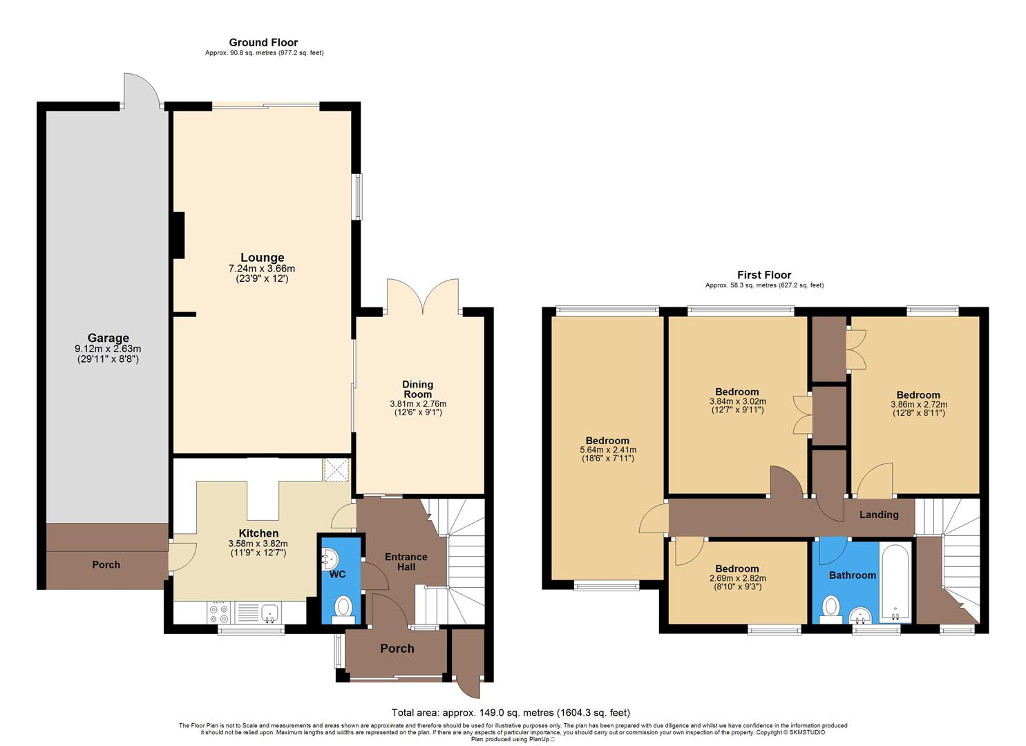 60, Claudian Place, St. Albans floorplan