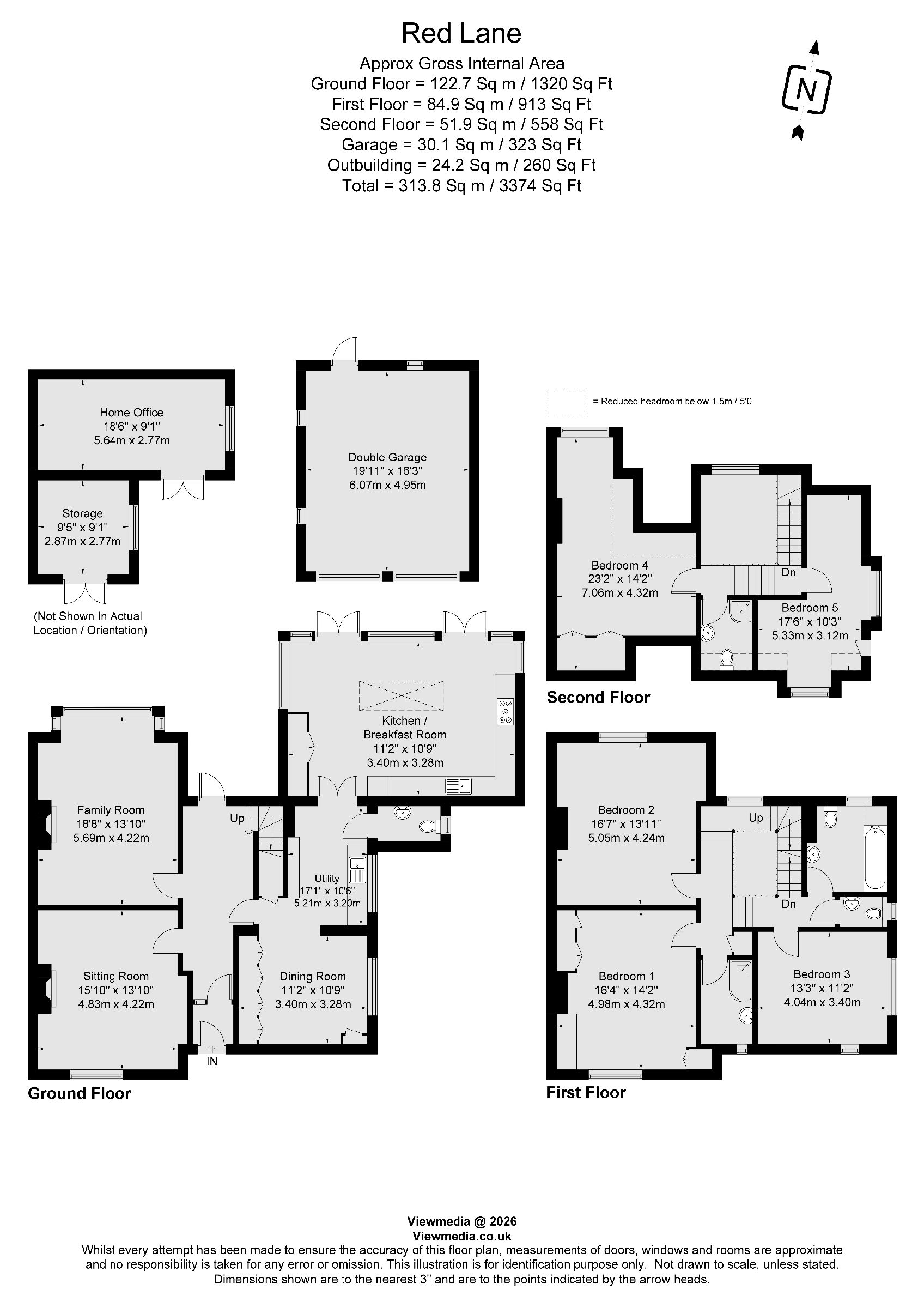 Pear Tree House, Claygate floorplan