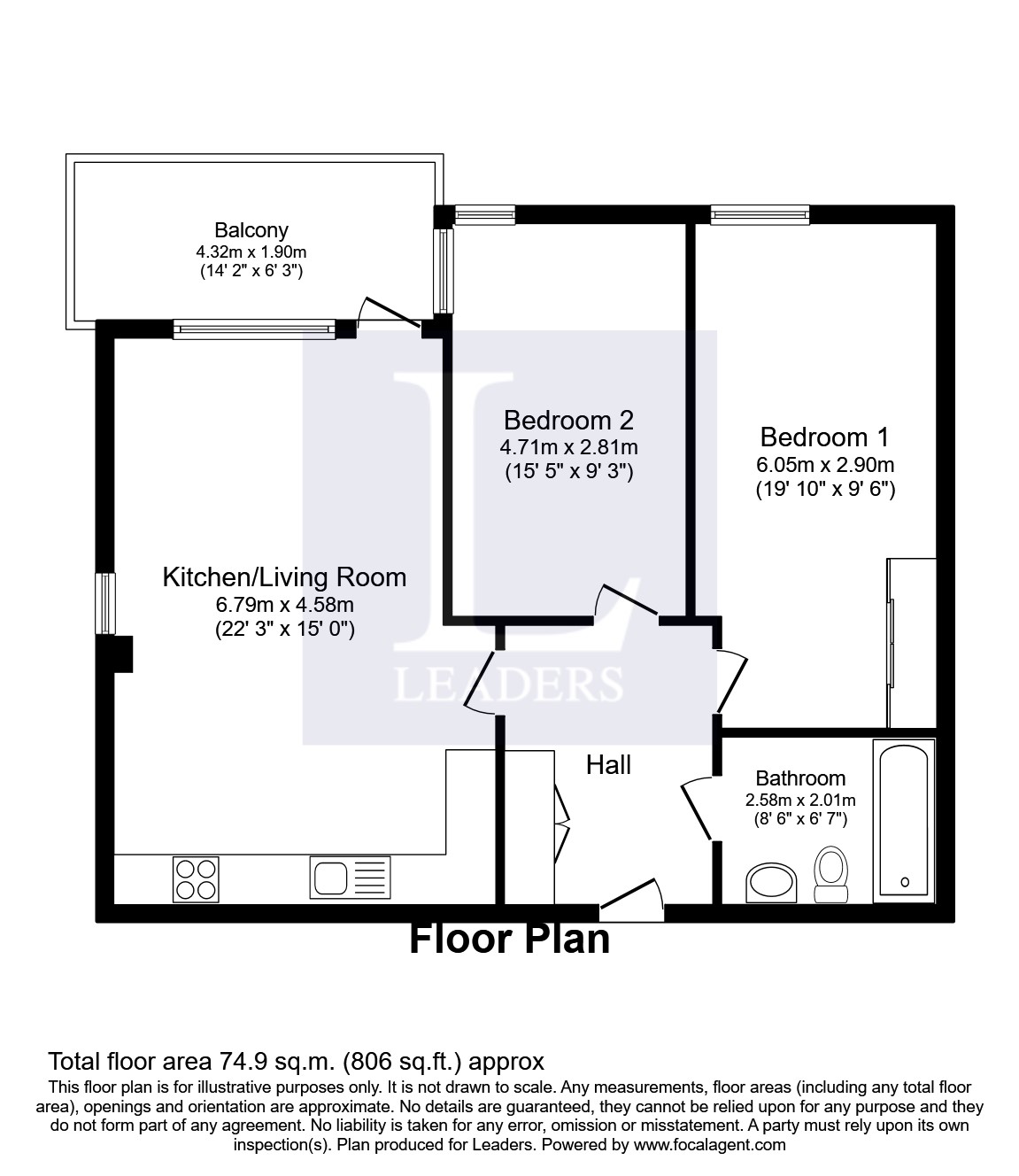18, Emmanuel House, Lilywhite Drive floorplan