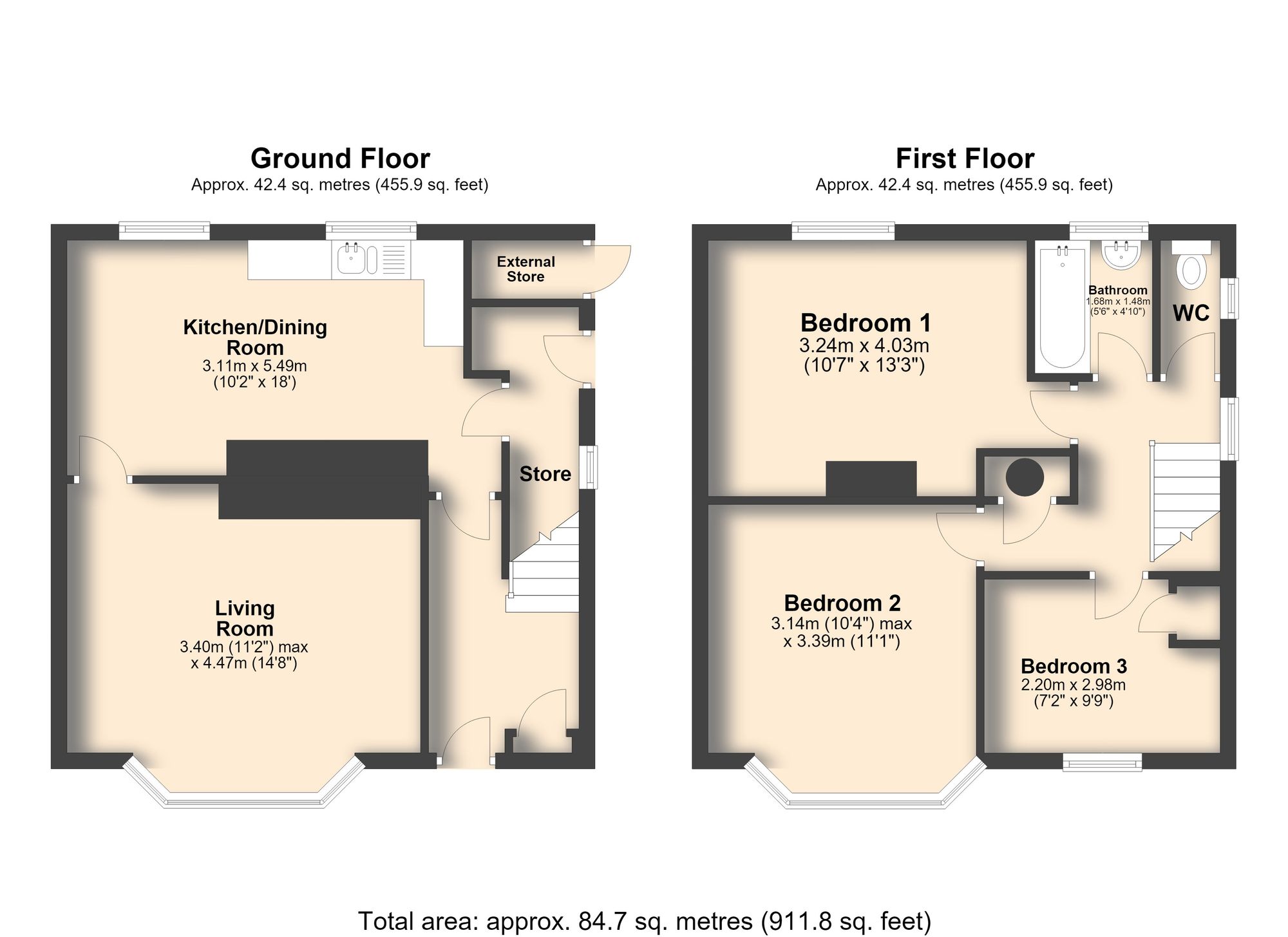 27 Springfield Road, Dronfield floorplan