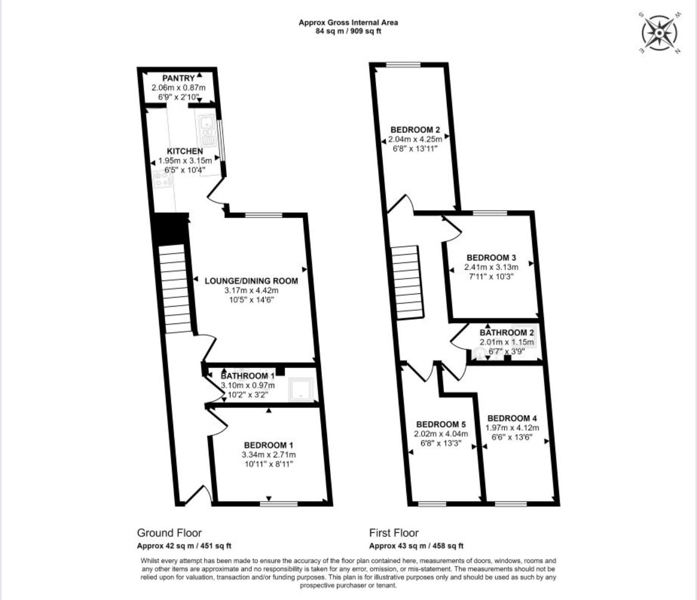 67, Twist Lane, Leigh floorplan