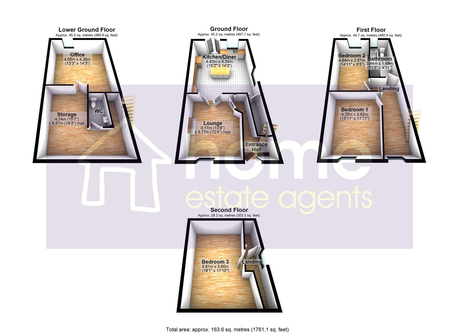 1, Andrew Street, Mossley floorplan