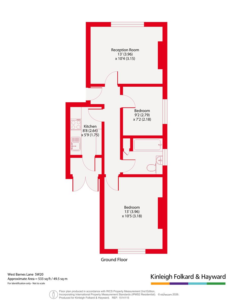 1 Milburn House,, West Barnes Lane, London floorplan