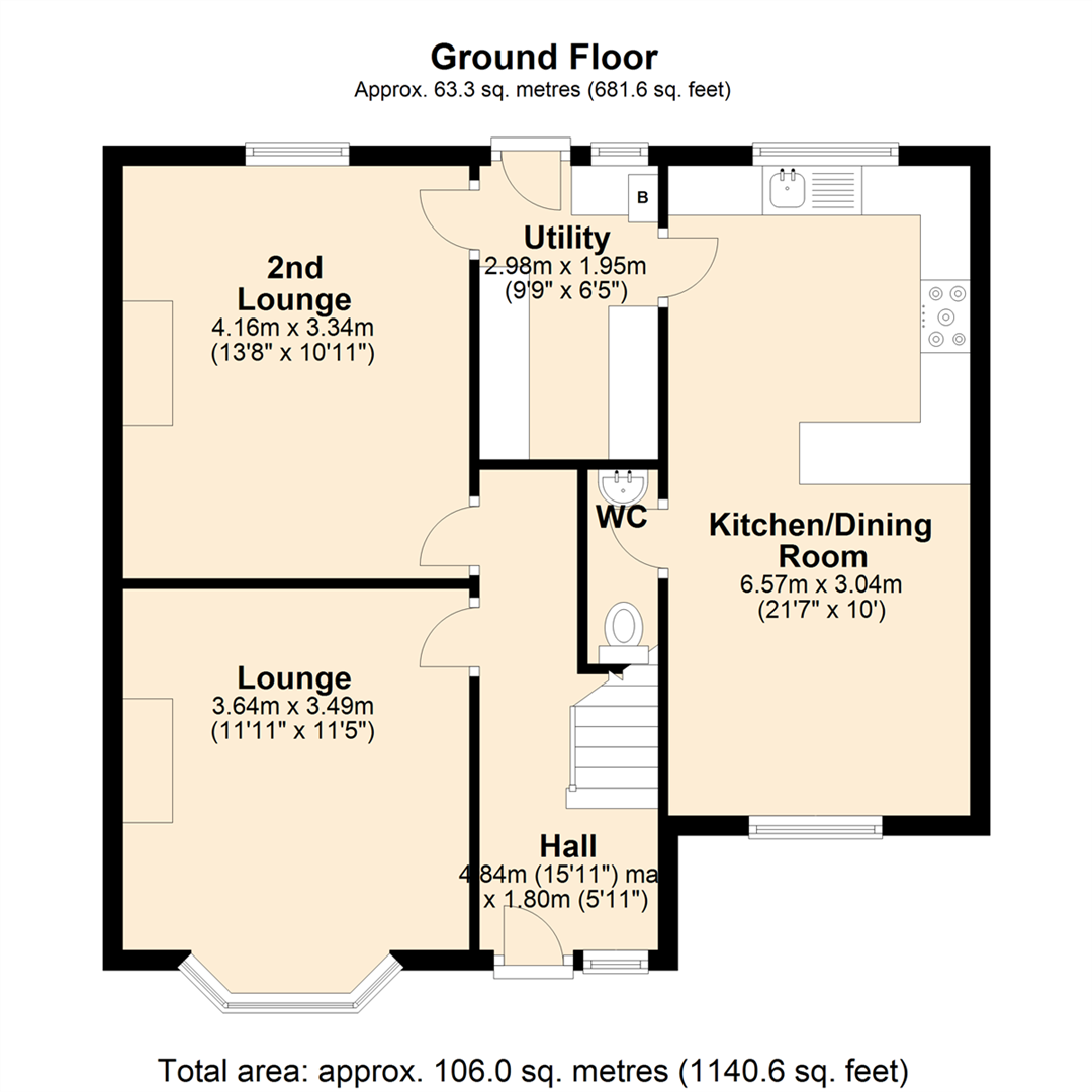 25, Park Road, Rossendale floorplan