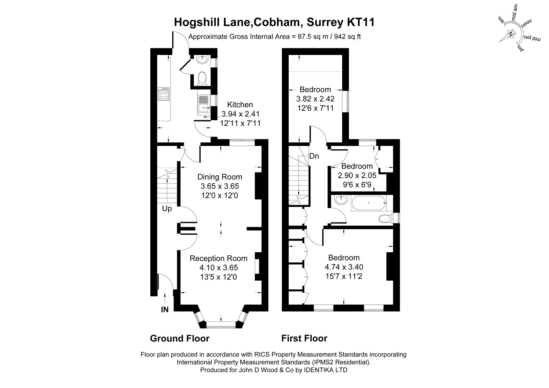 32, Hogshill Lane, Surrey floorplan