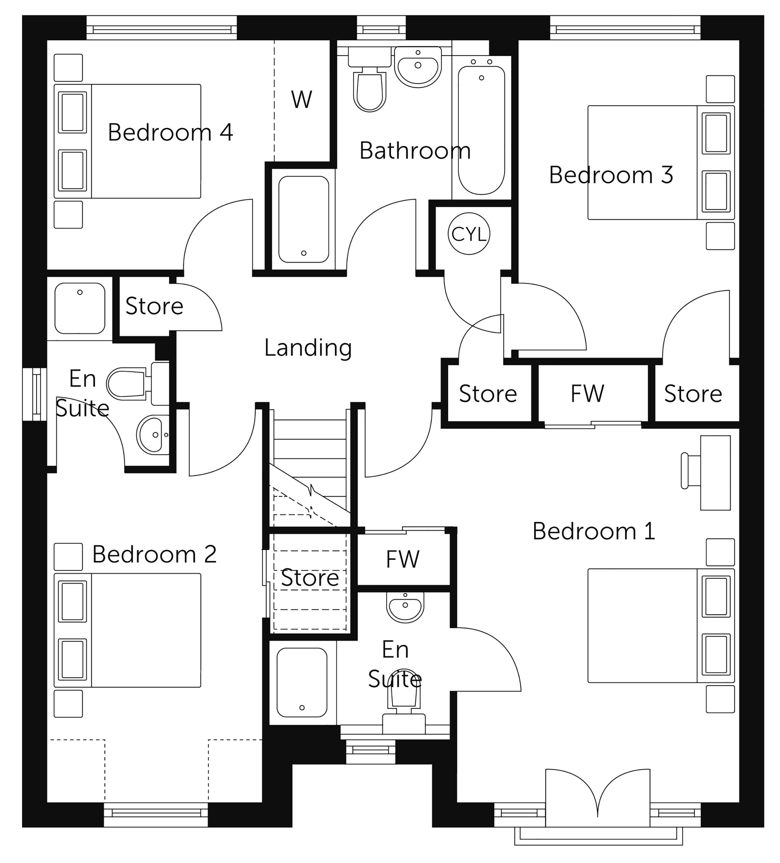 4 Bedrooms Detached house for sale in Broxden, Perth PH2