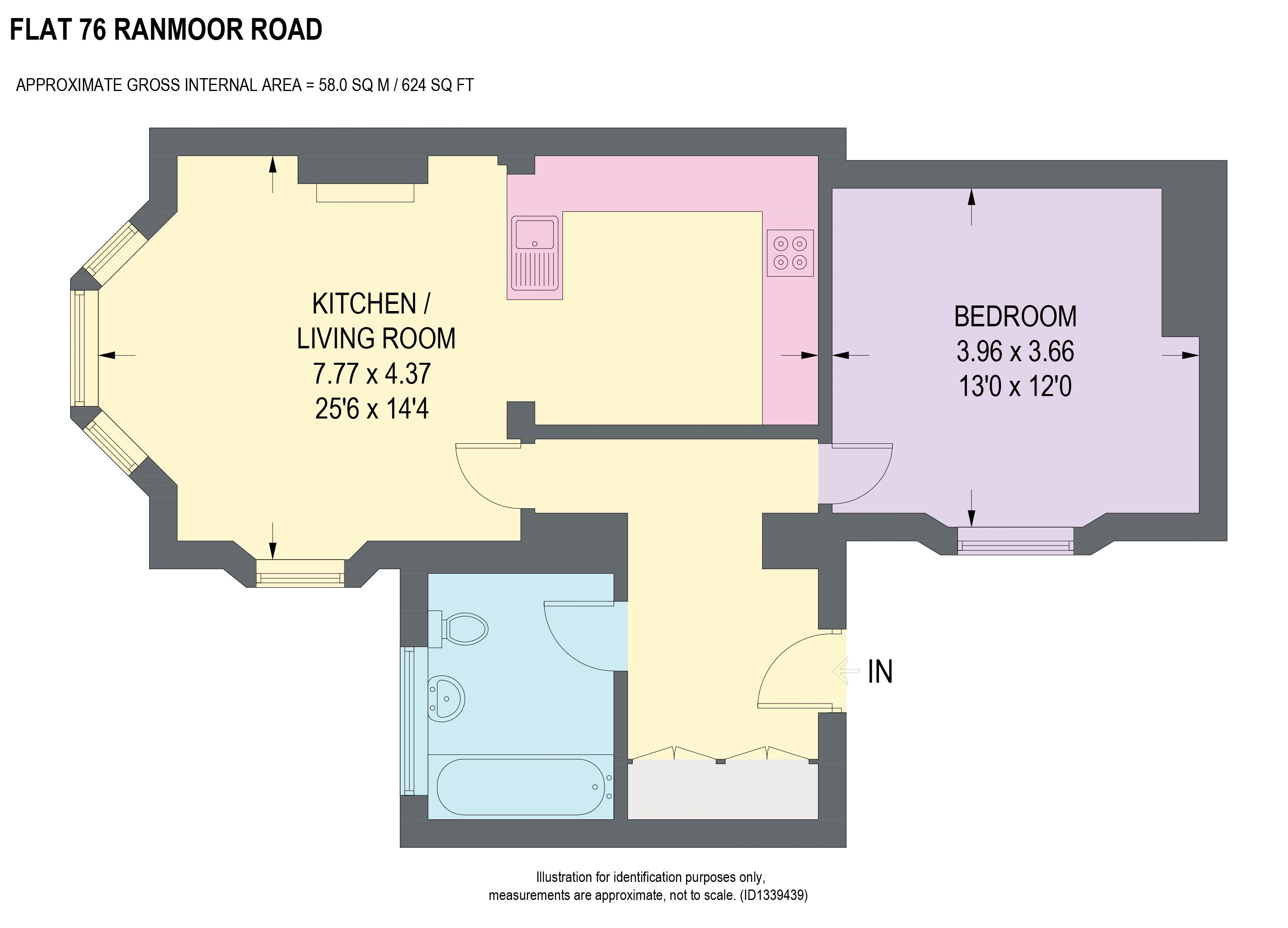 76, Ranmoor Road, Sheffield floorplan