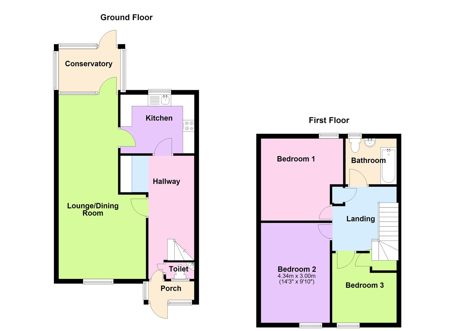 47, Gurney Avenue, Hereford floorplan