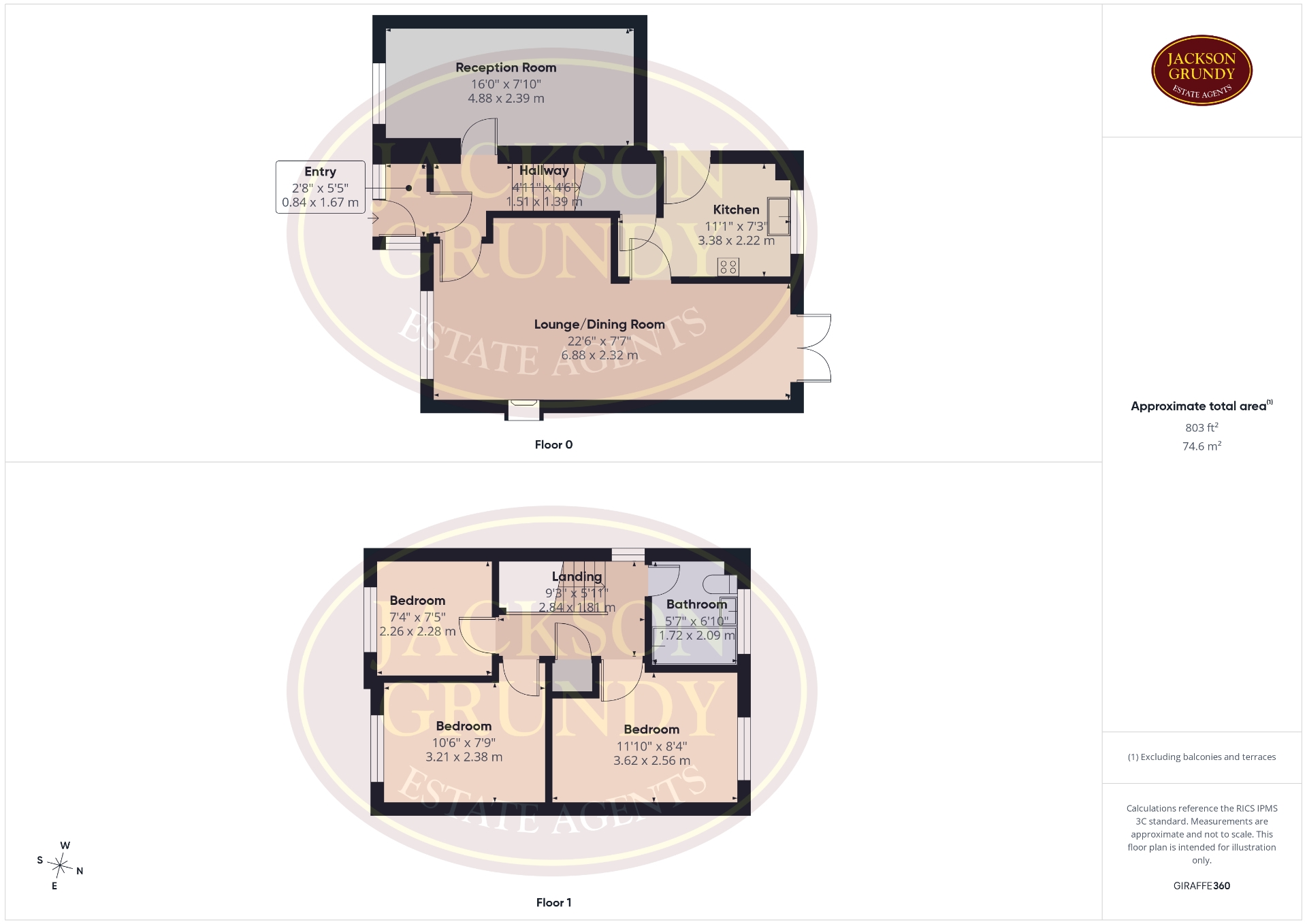 1, Fishers Close, Northampton floorplan