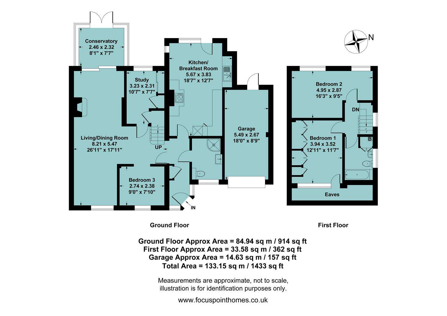 6, Blackwood Place, Bodicote floorplan
