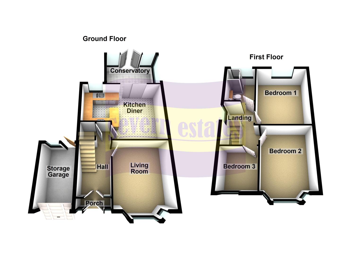50, Bewdley Road North, Stourport-On-Severn floorplan