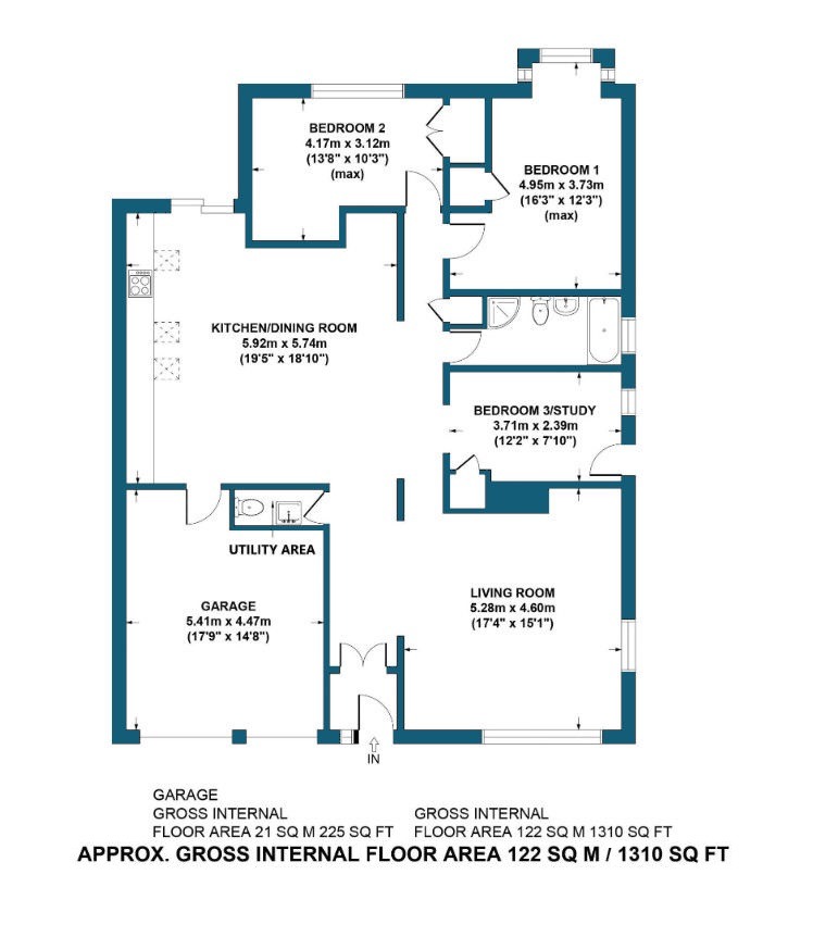 5, Manor Farm Close, Aylesbury floorplan