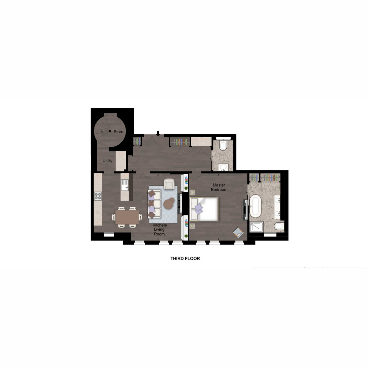 Flat 3.02, 65, Duke Street, London floorplan