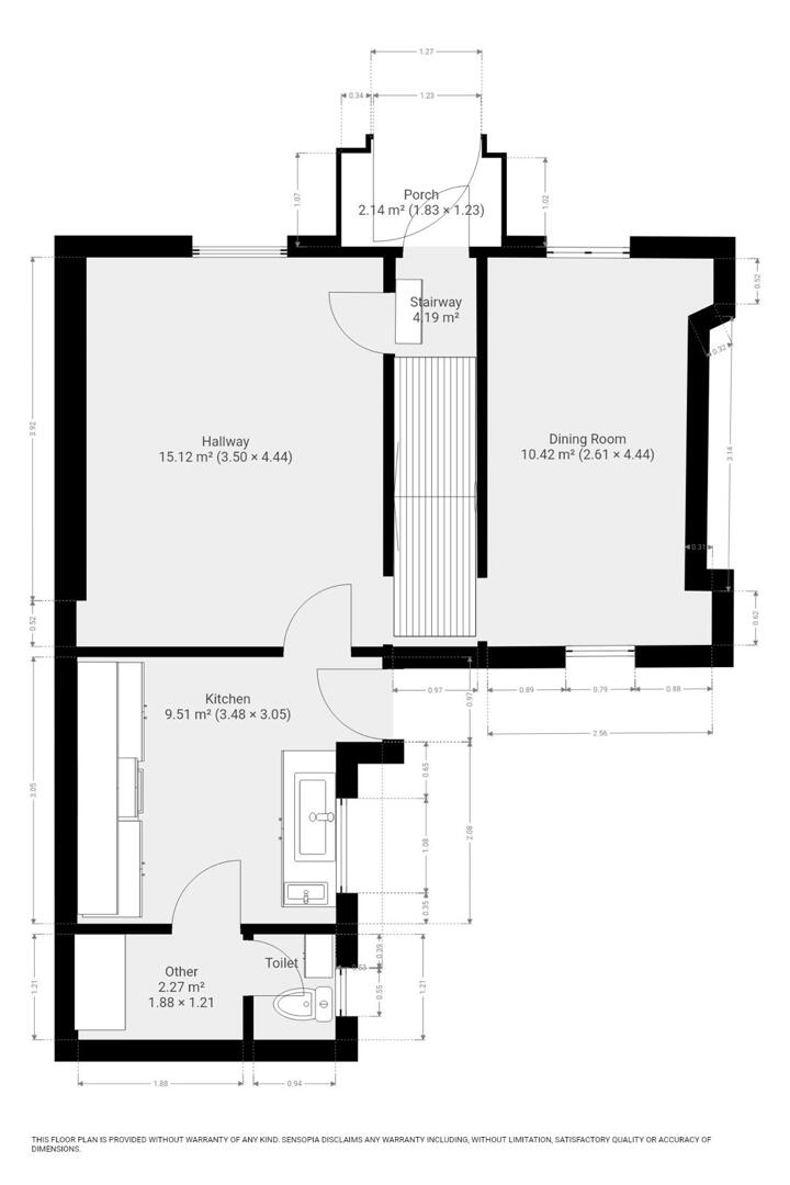77, High Street, Porth floorplan