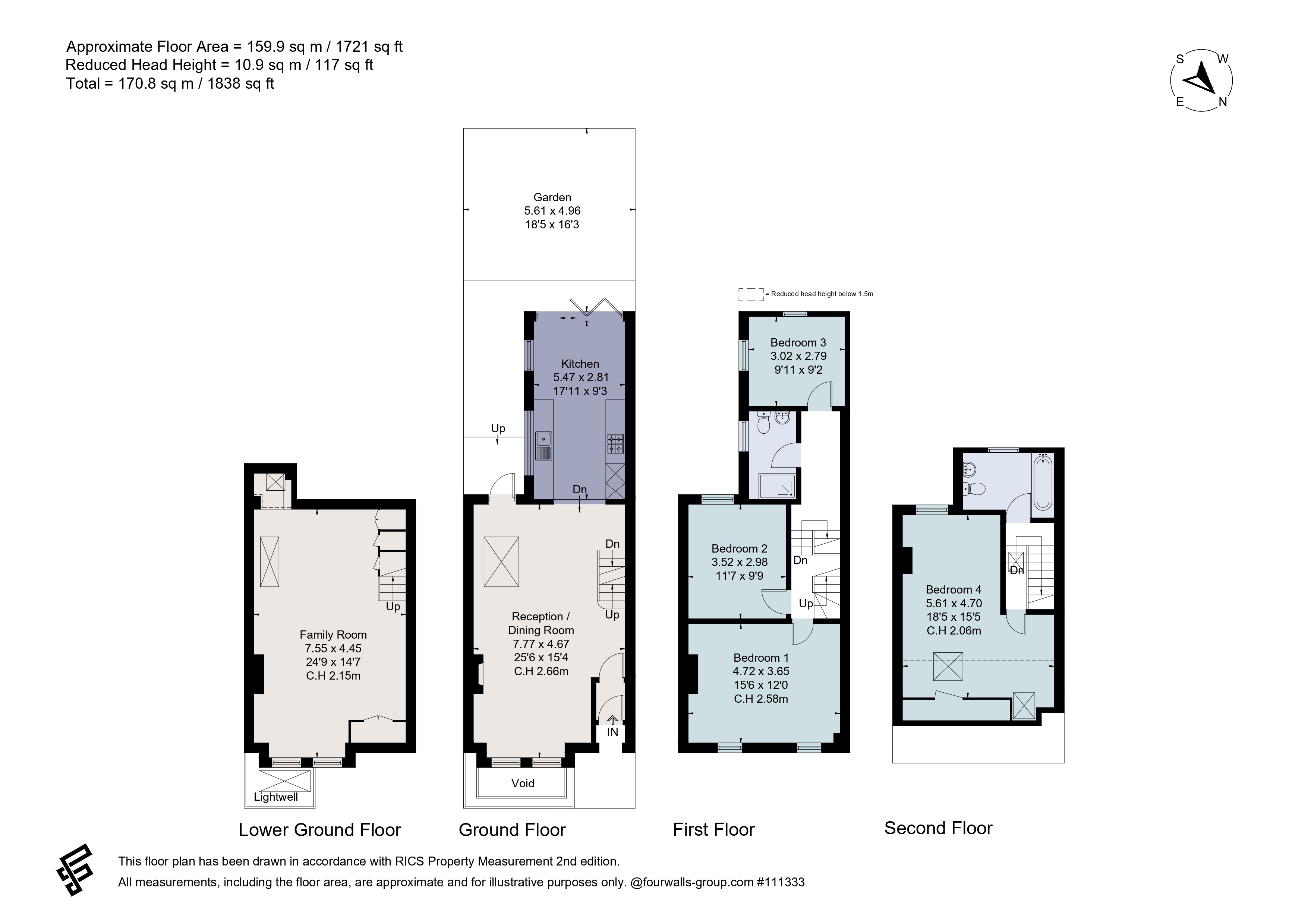 51, Kinnoul Road, London floorplan