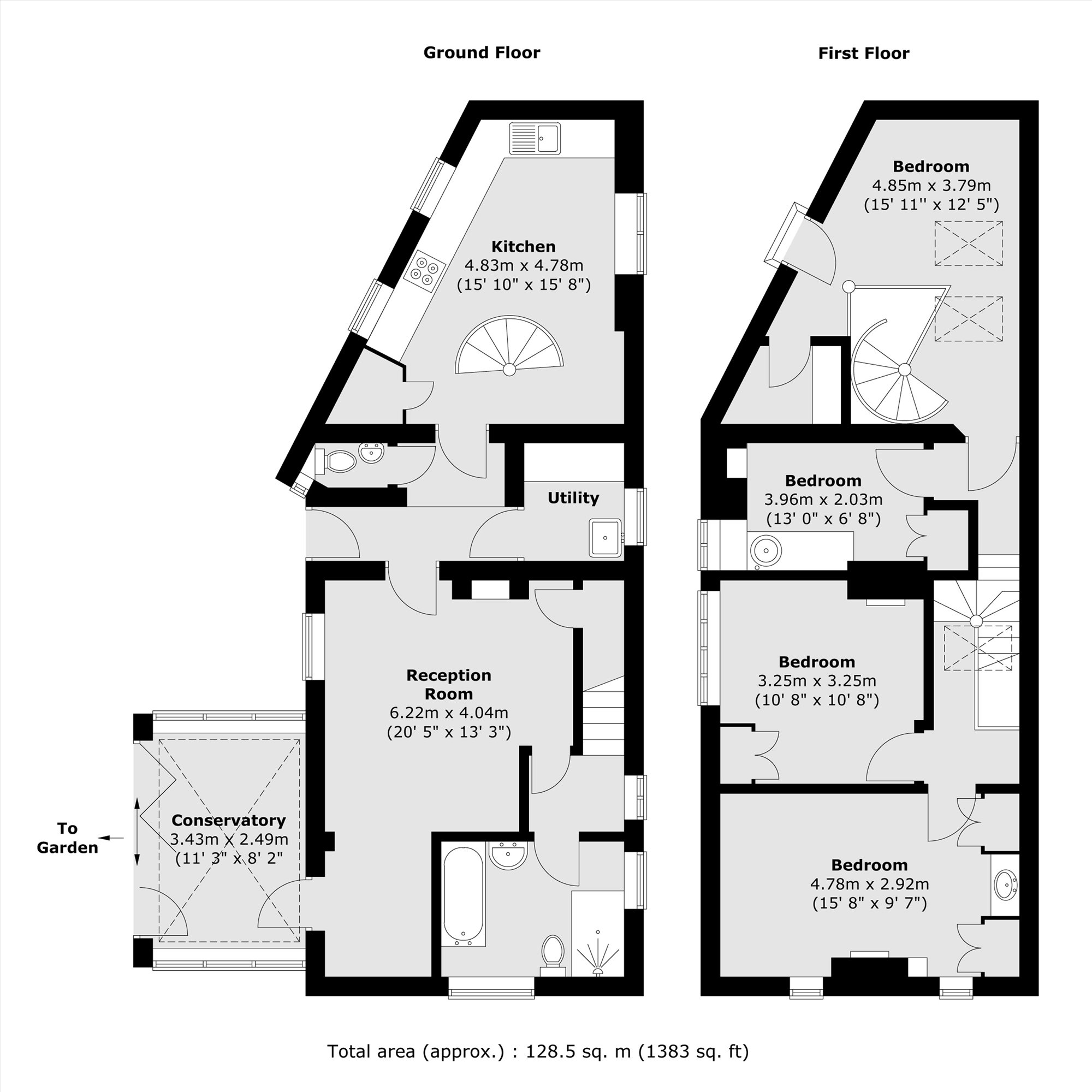 1, Occupation Lane, London floorplan