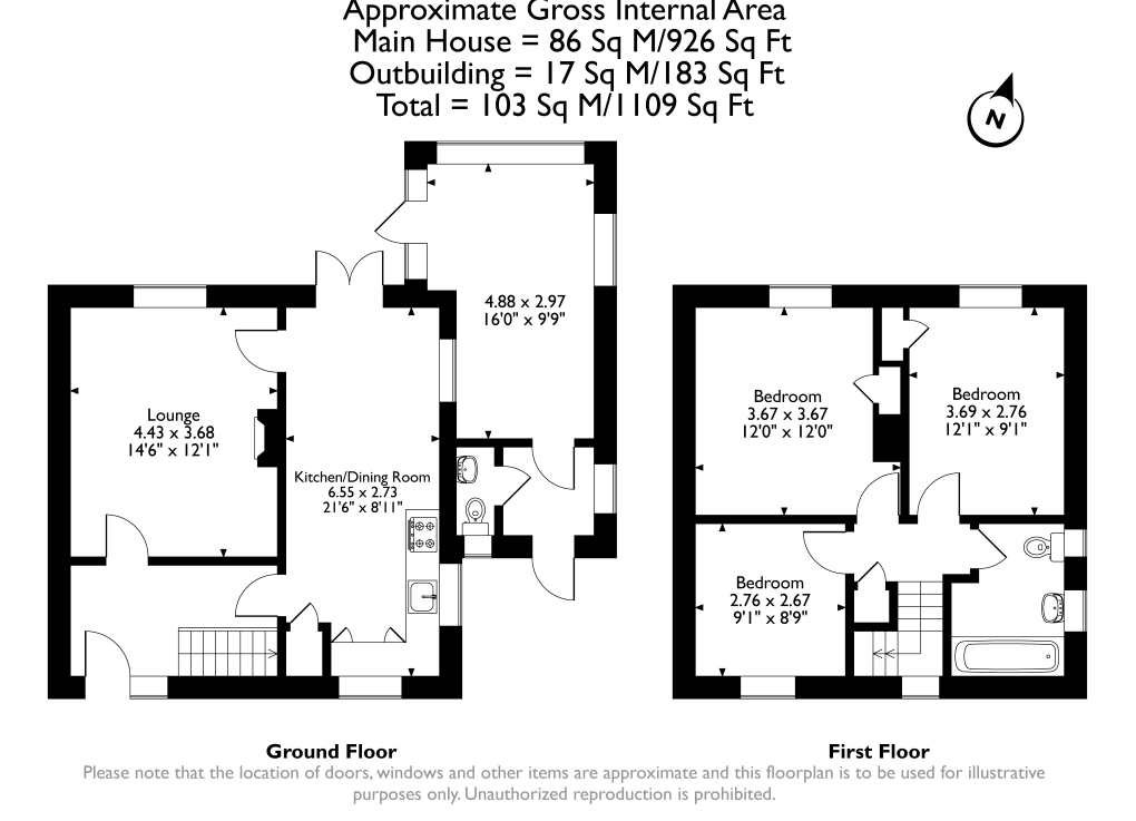 11, Anson Road, Wadebridge floorplan
