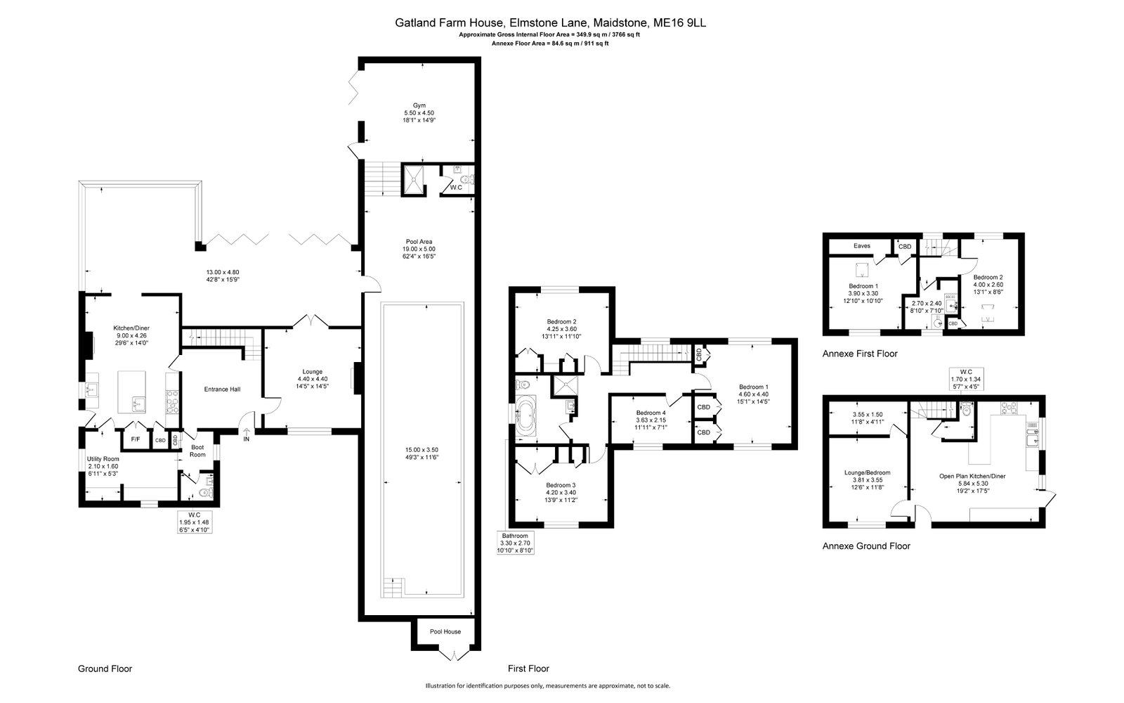 Gatland Farm House, Elmstone Lane, Maidstone floorplan