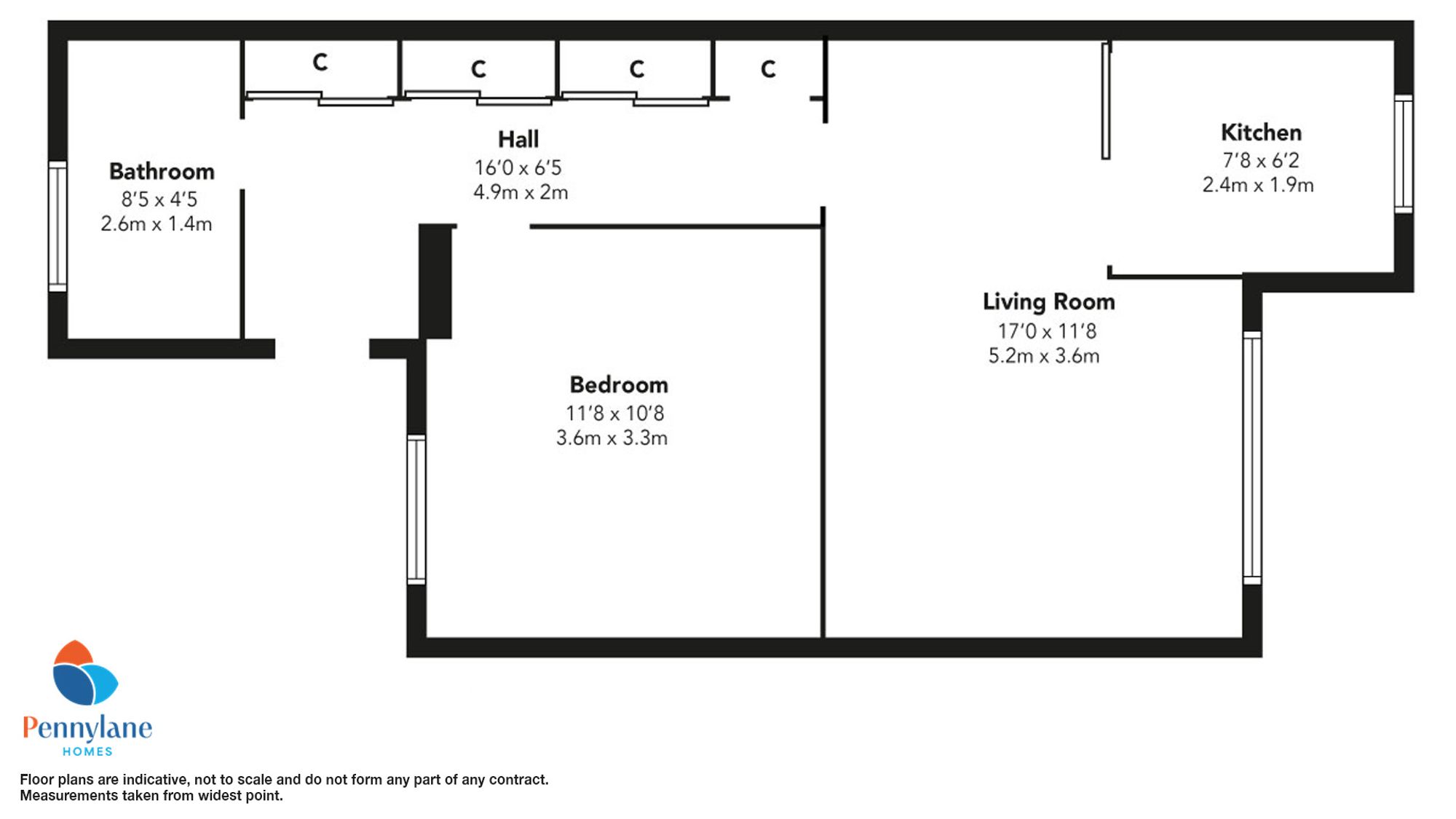 3 Bankside Avenue, Johnstone floorplan