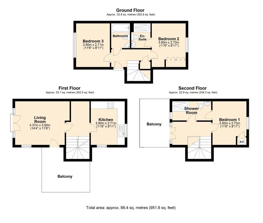 81, Butter Row, Wolverton floorplan