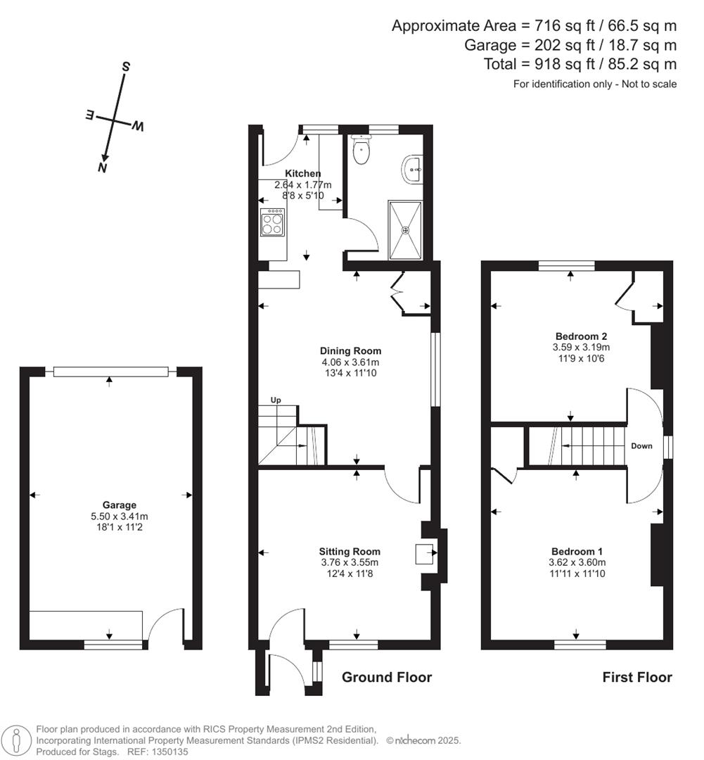5 Hamwood Terrace, Bishops Hull Hill, Taunton floorplan