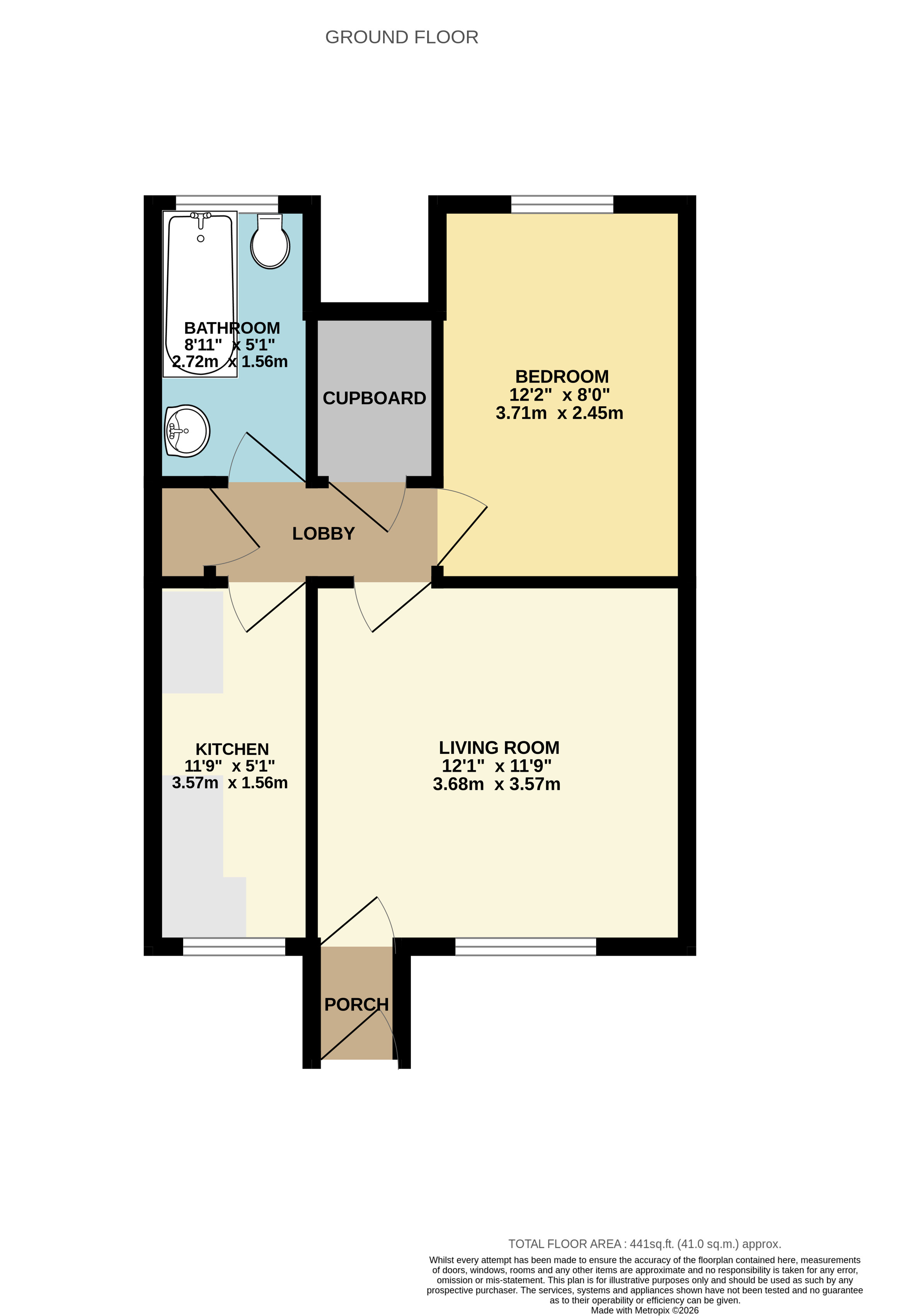 The Bramblings, Totton floorplan