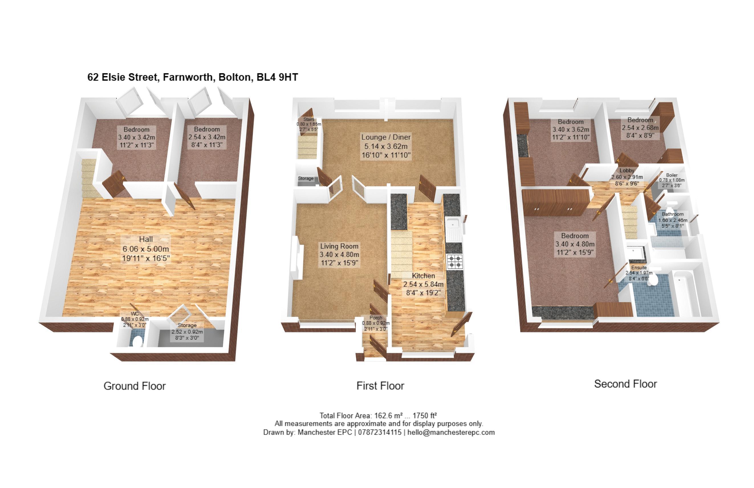 62, Elsie Street, Bolton floorplan