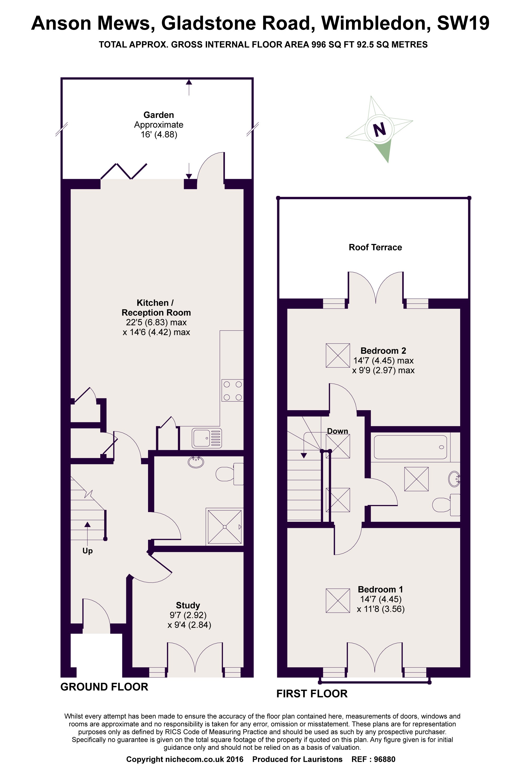 3 Bedrooms  to rent in Anson Mews, Wimbledon SW19