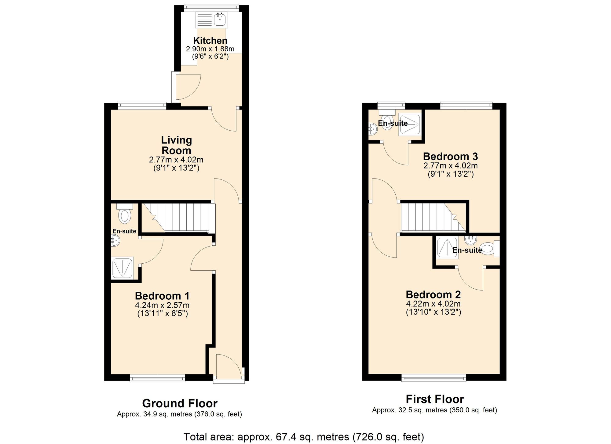 18 George Street, Accrington floorplan