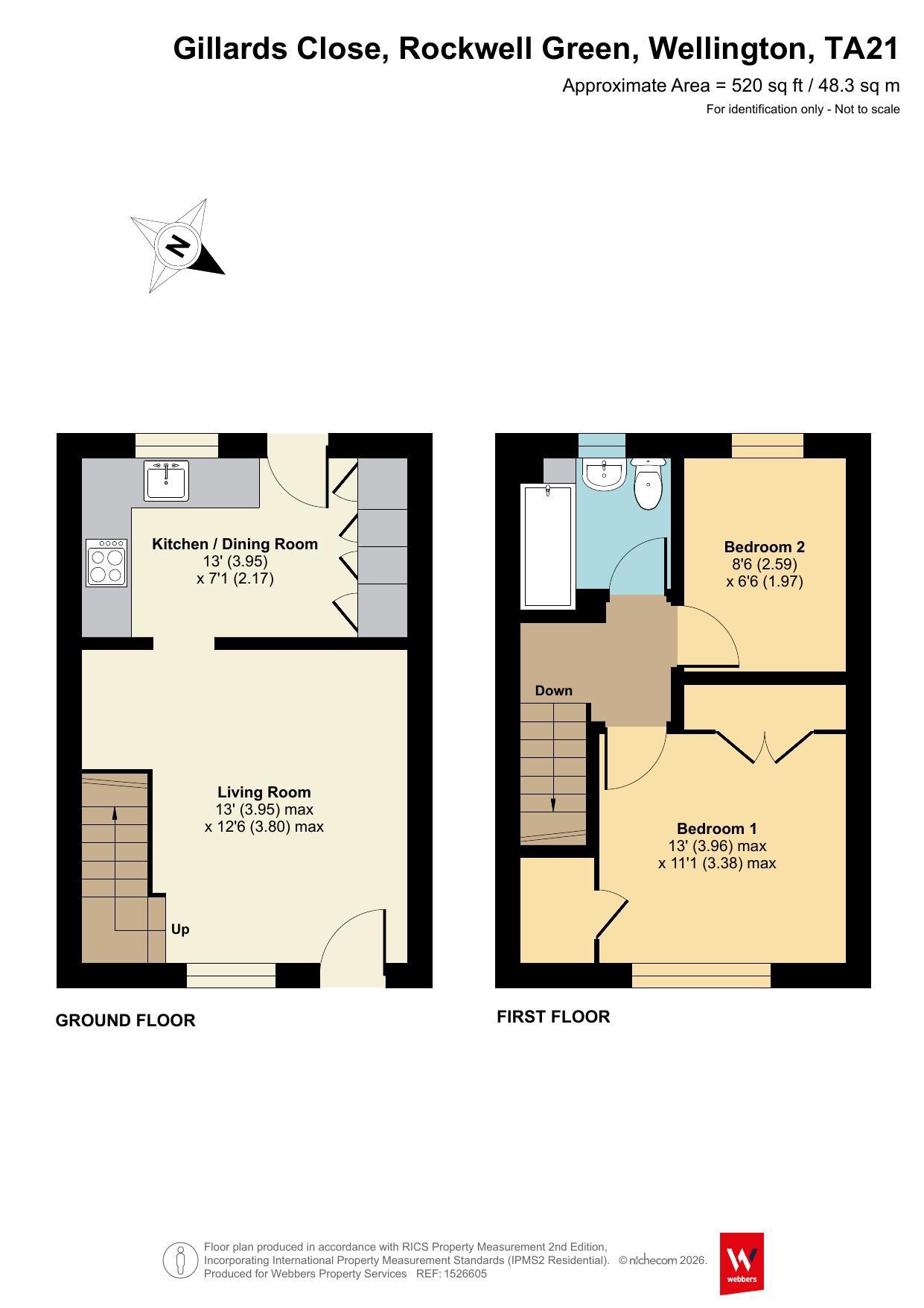 15, Gillards Close, Wellington floorplan
