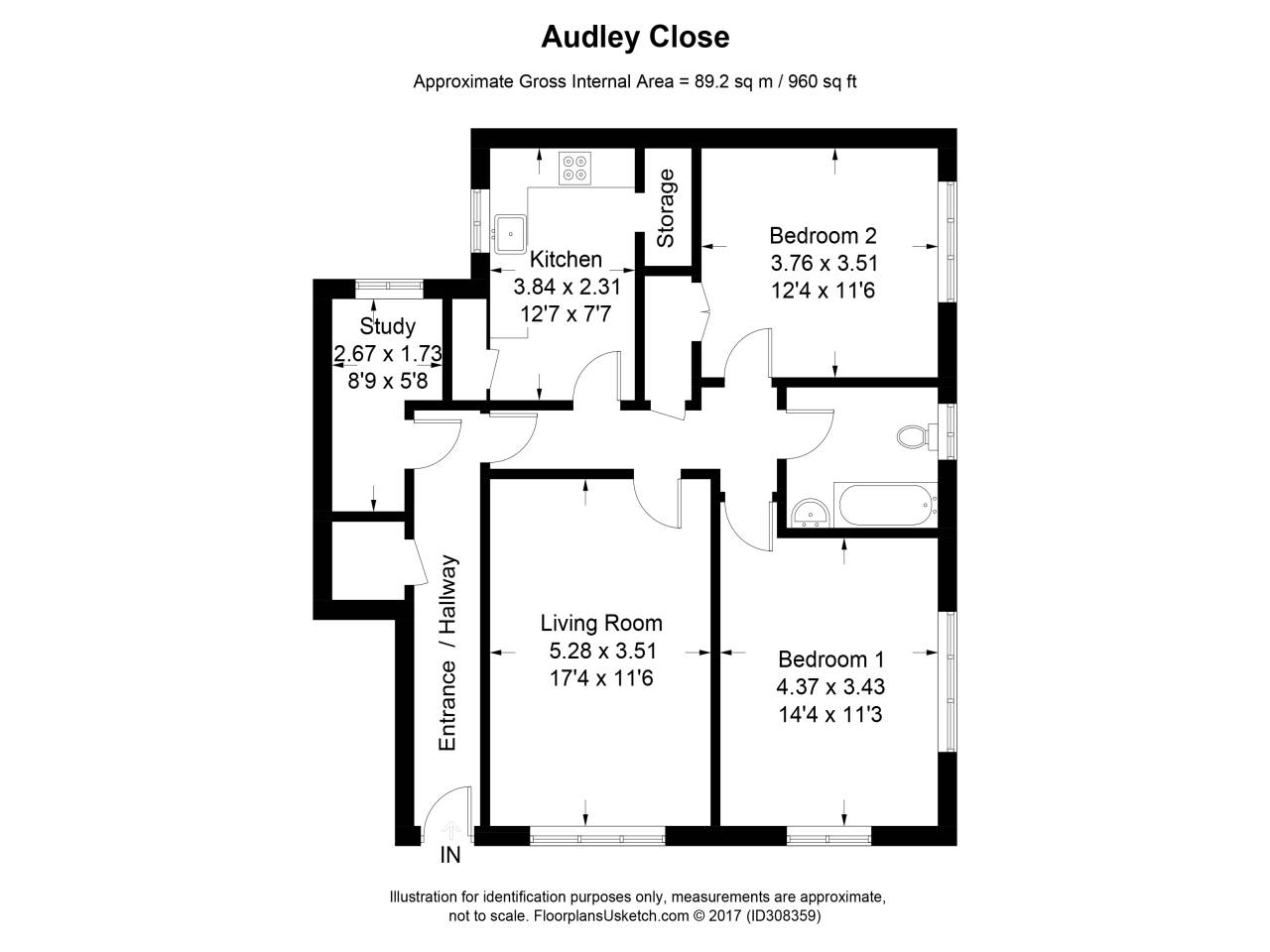 2 Bedrooms Flat to rent in Audley Close, Newbury, Berkshire RG14