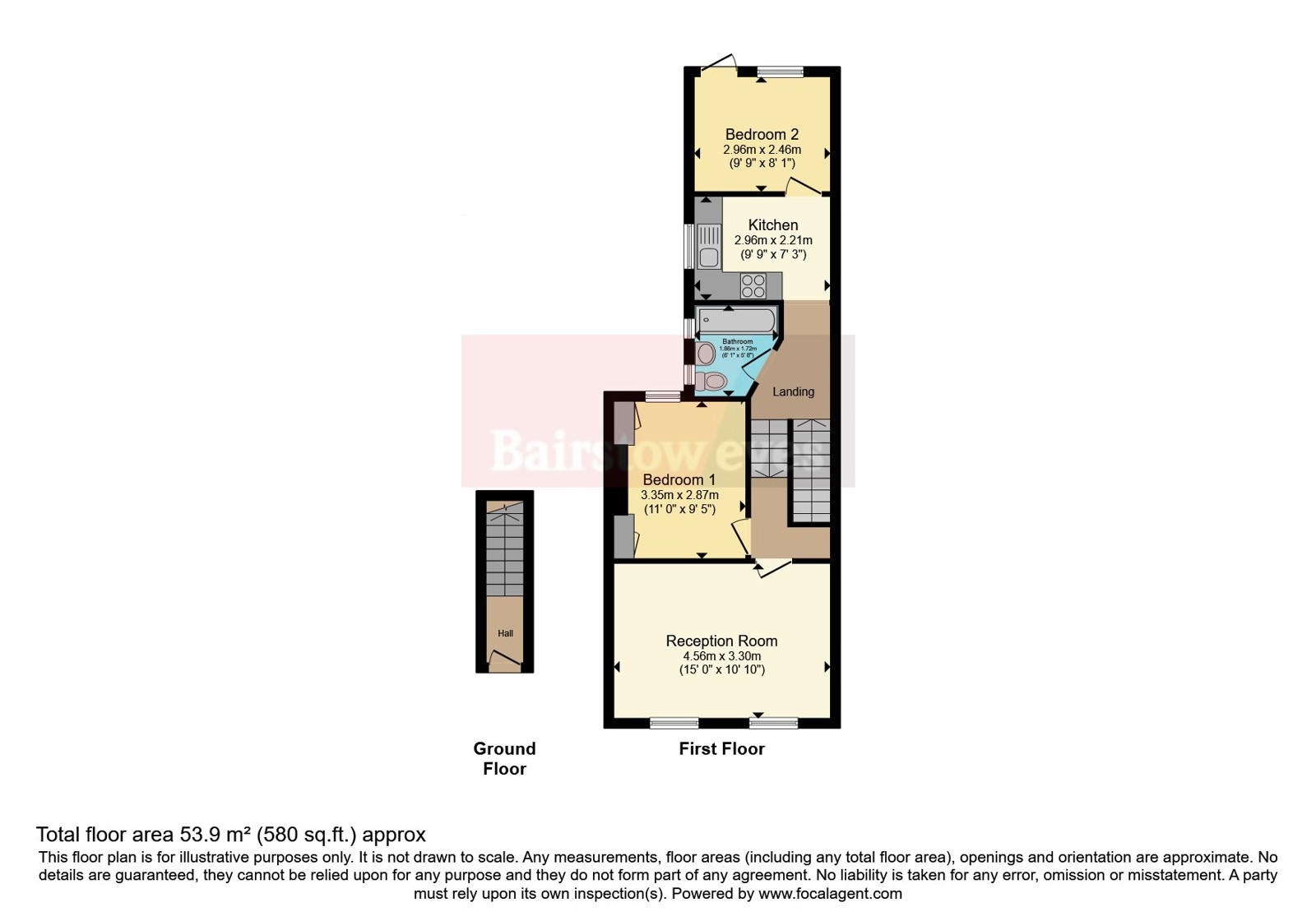193A, South Esk Road, London floorplan