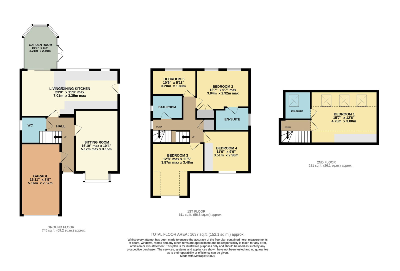26, Doublegates Avenue, Ripon floorplan